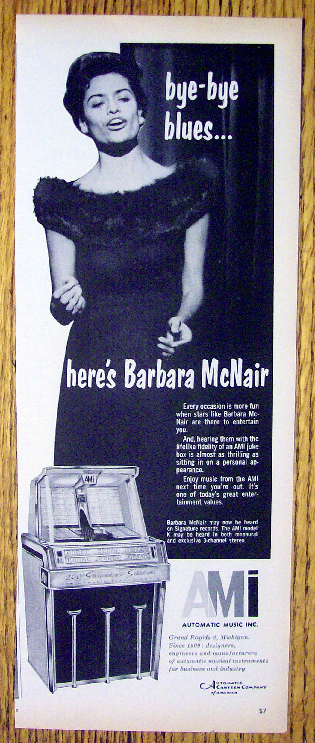 1960 Automatic Music with Barbara McNair