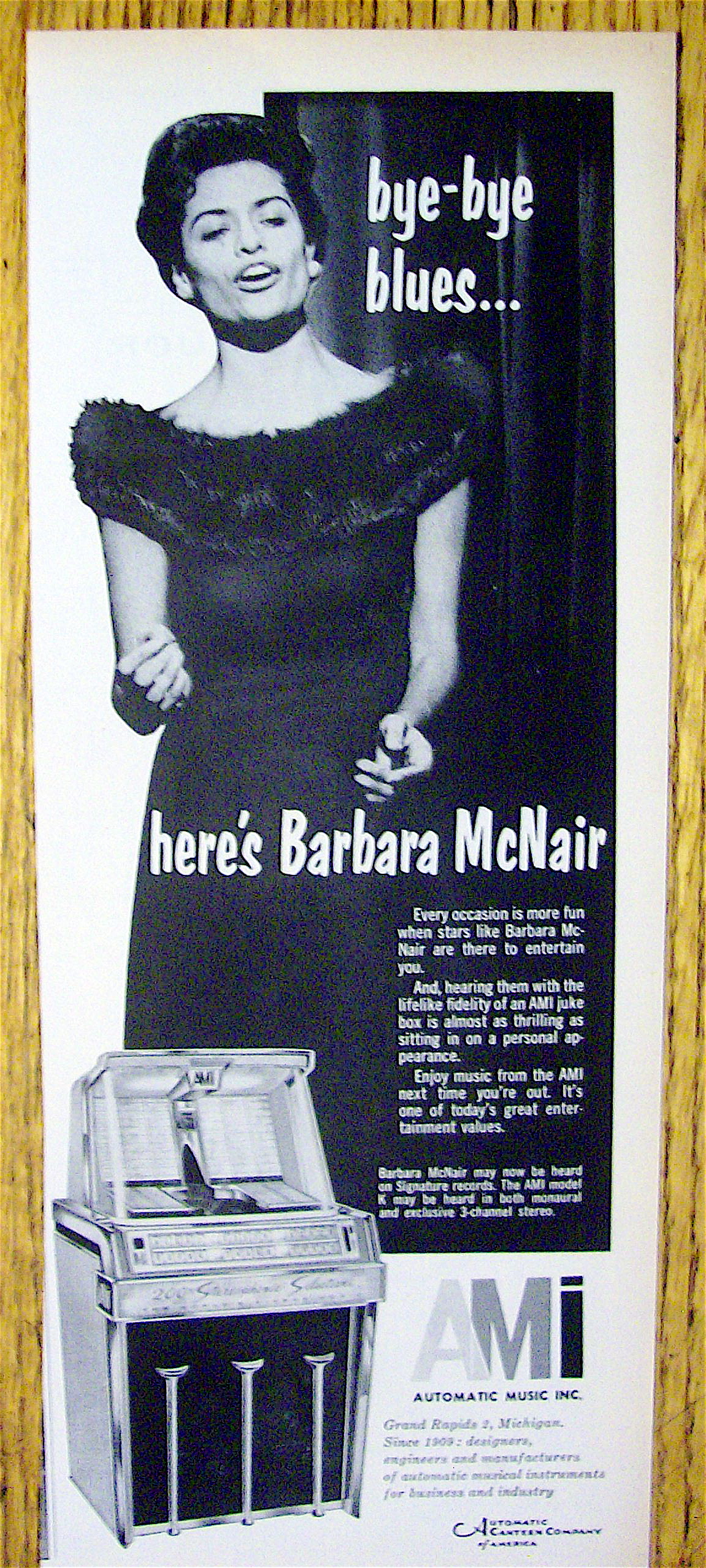 1960 Automatic Music with Barbara McNair