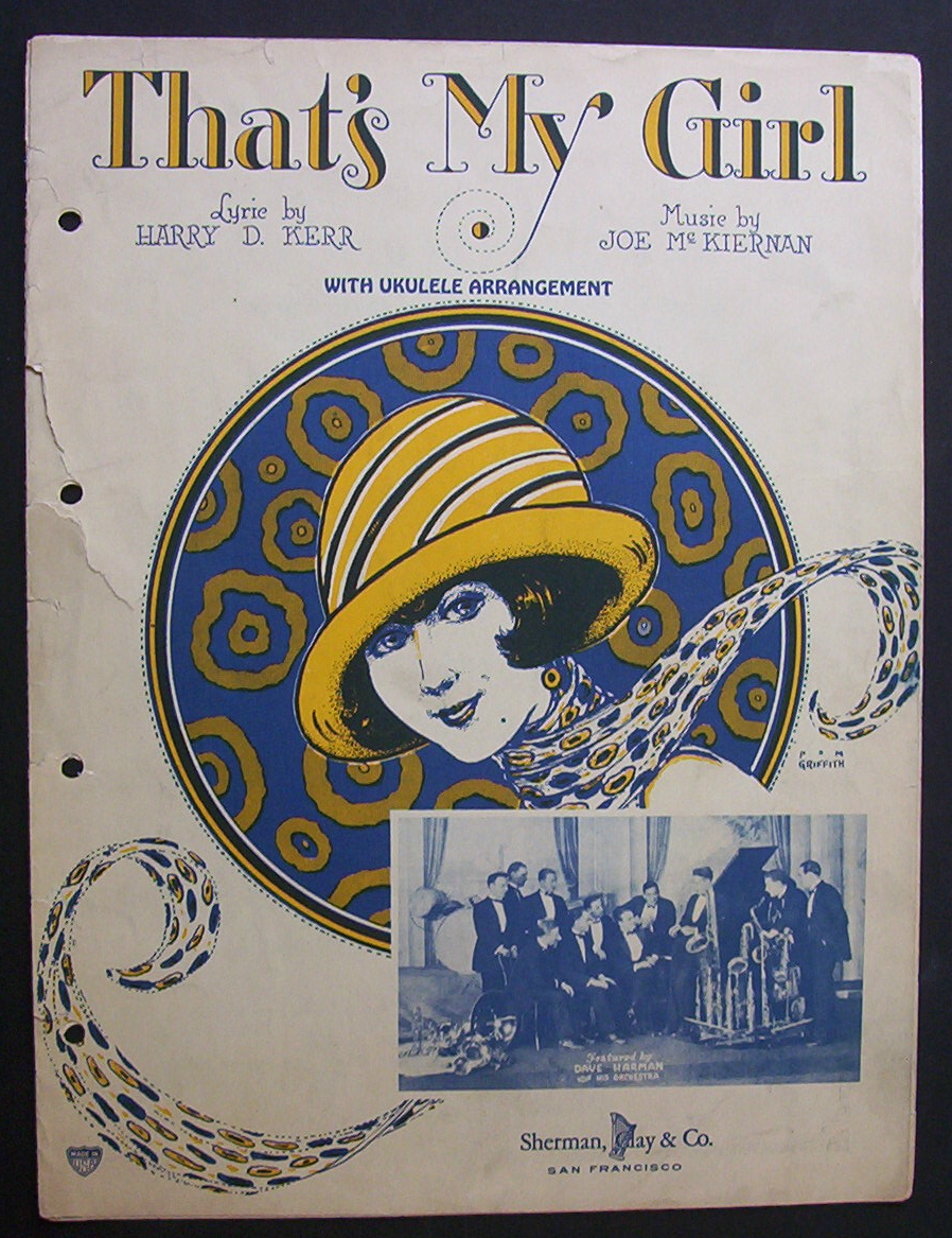 Sheet Music For 1924 That's My Girl