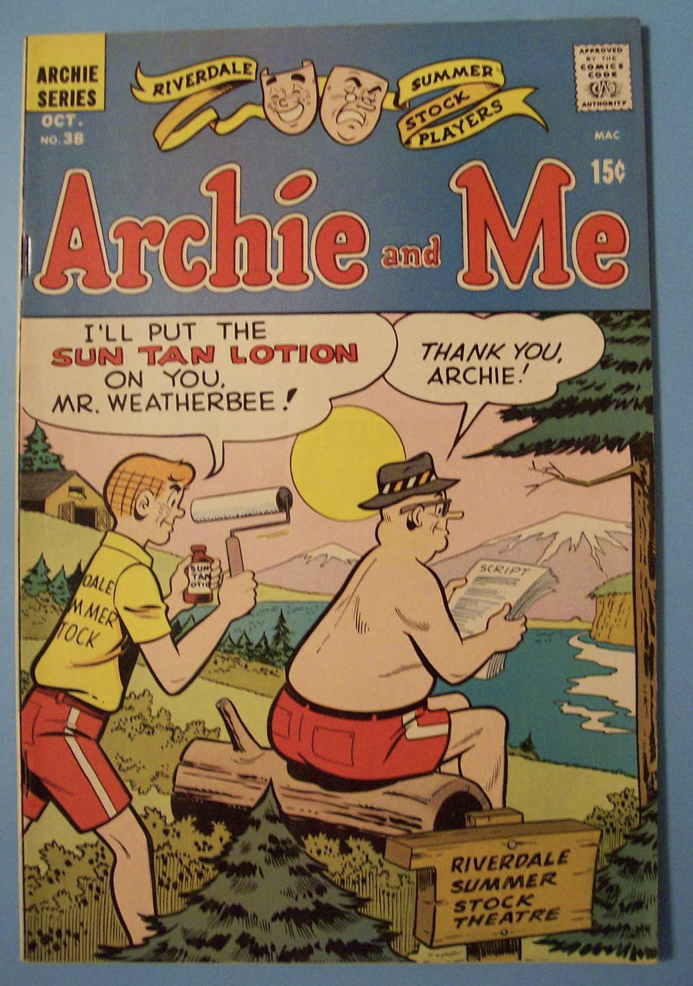 Archie And Me Comics - October 1970 - Summer Stock