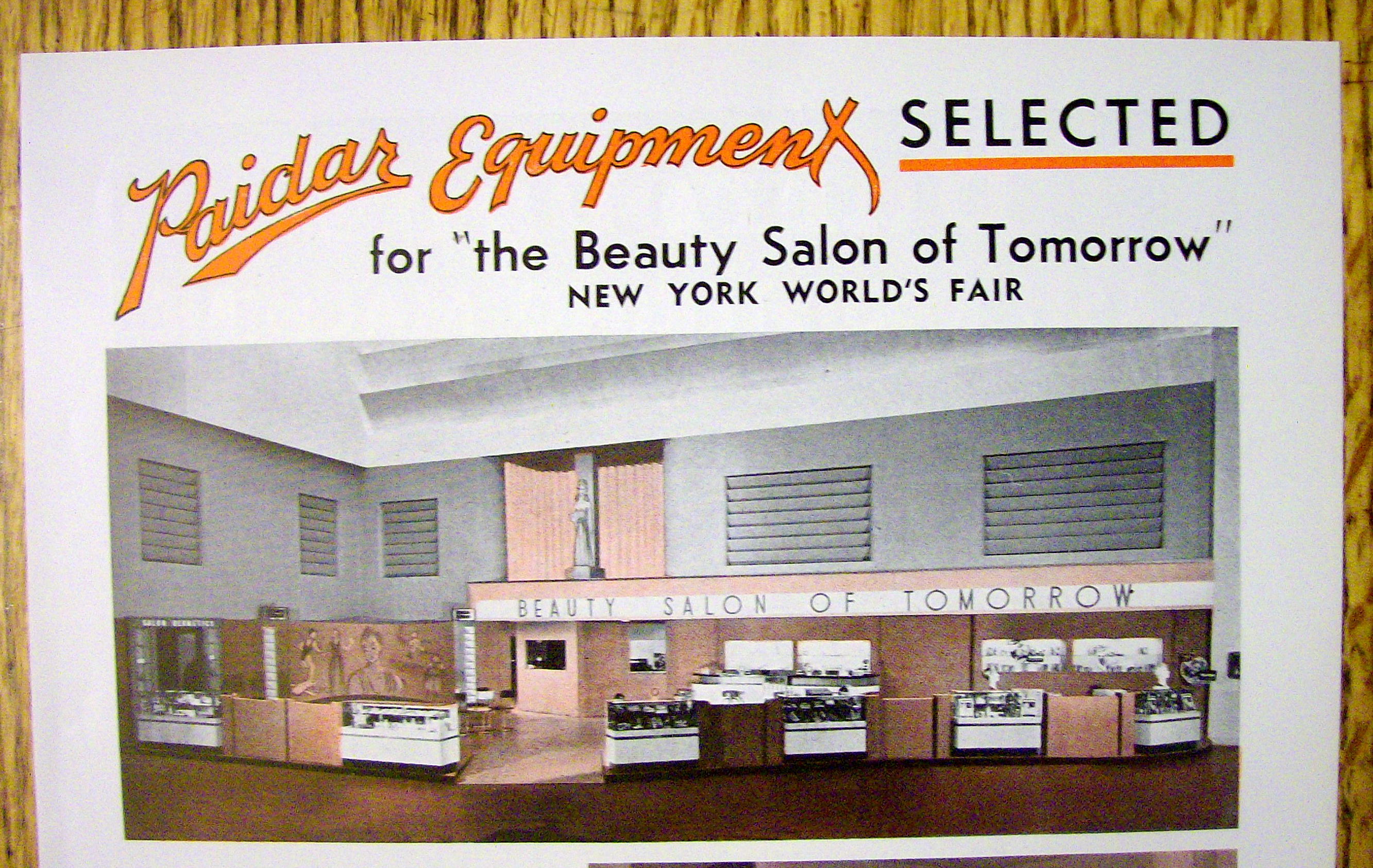 1928 Emil J. Paidar Company w/ Beauty Salon of Tomorrow