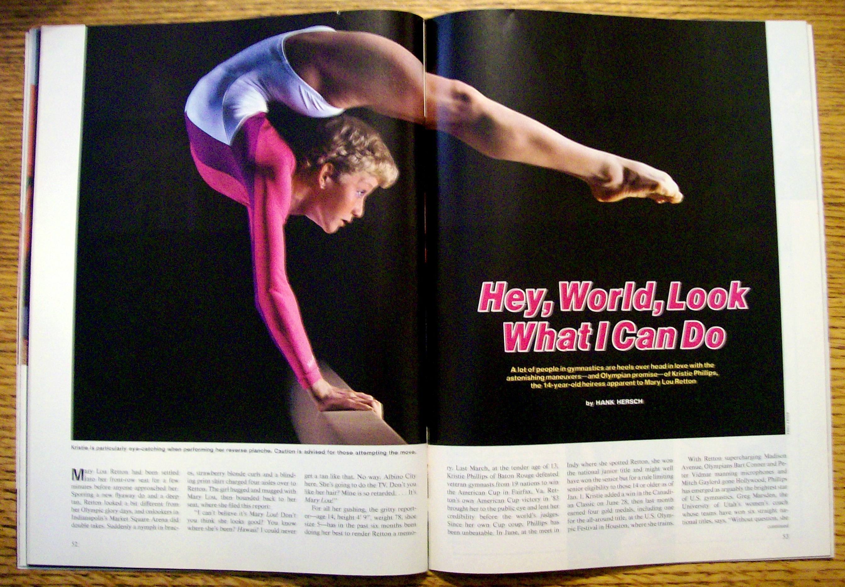 Sports Illustrated Magazine-September 1, 1986-Mary Lou