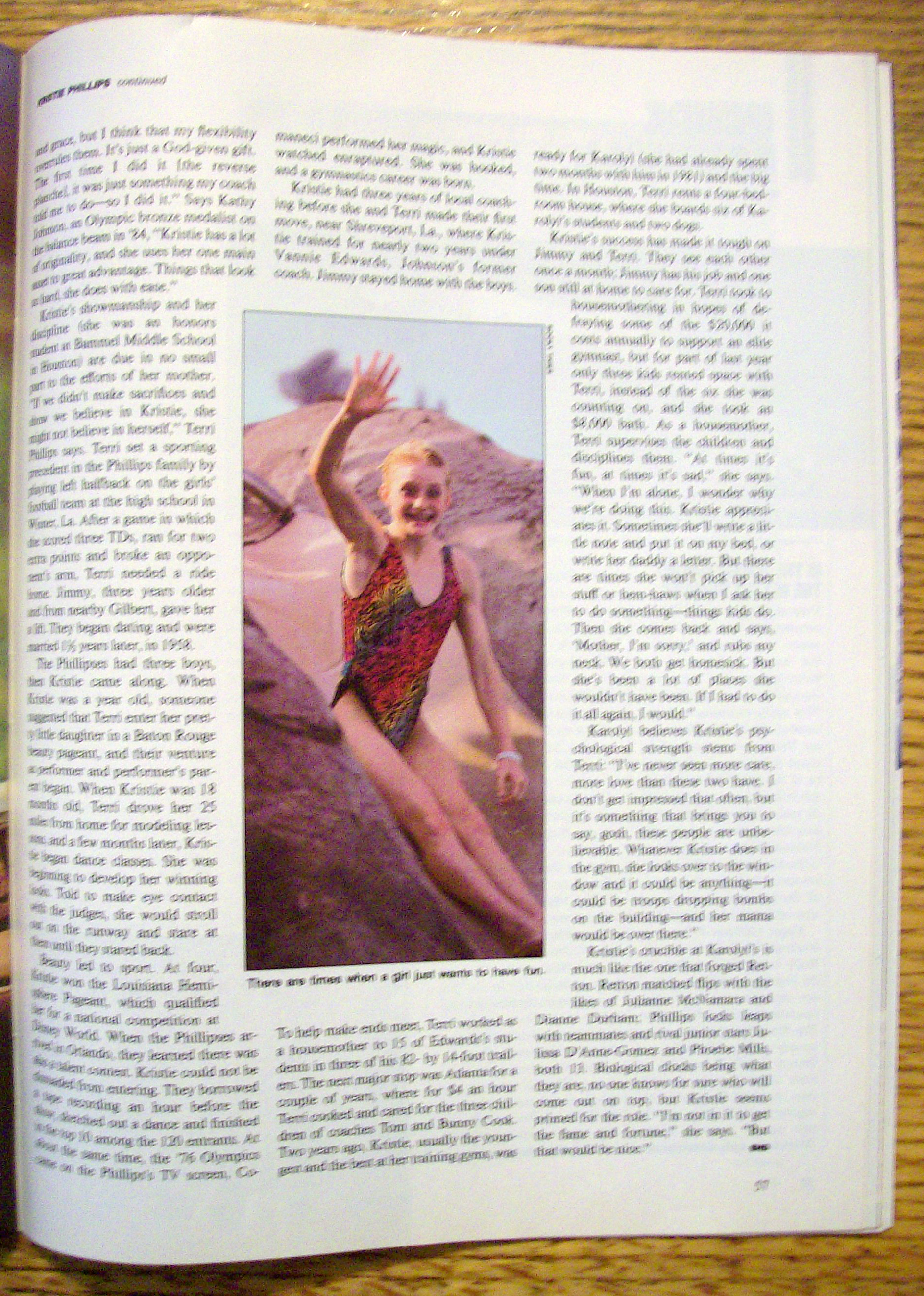 Sports Illustrated Magazine-September 1, 1986-Mary Lou