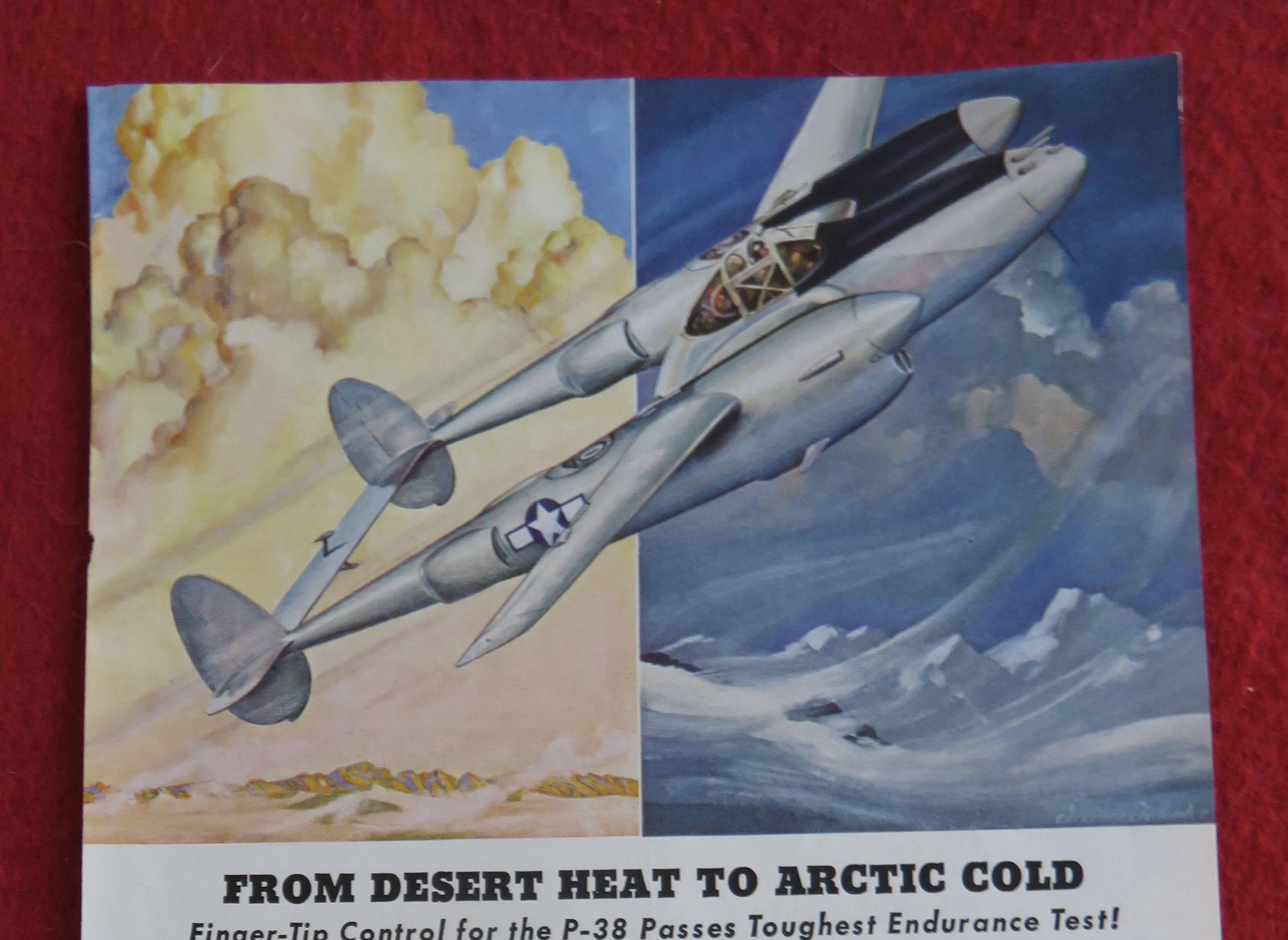 1944 Hycon Stratopower Pump with the P - 38