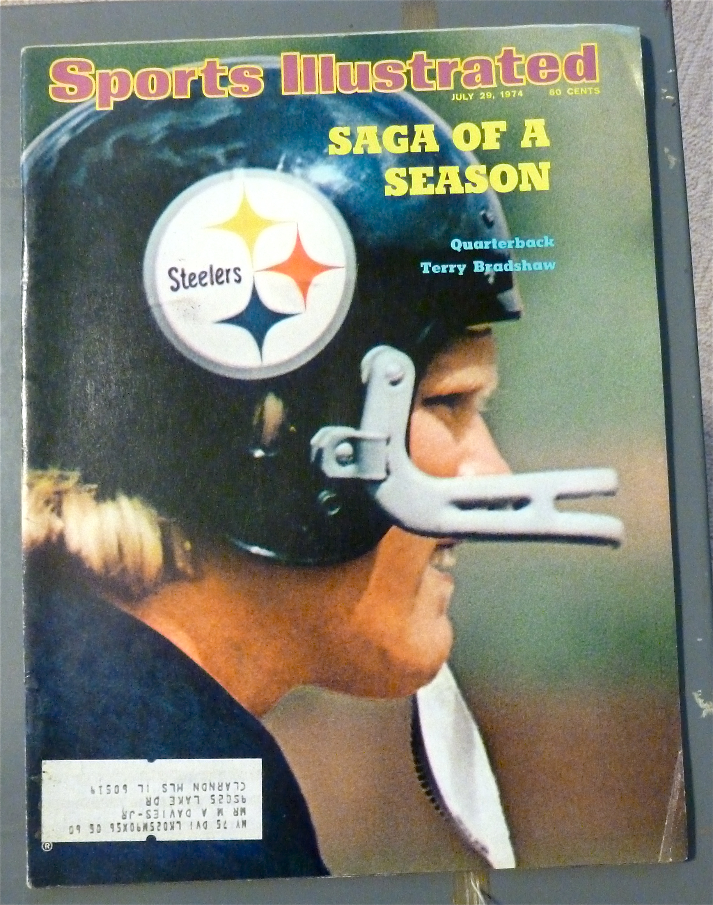 Sports Illustrated Magazine-July 29, 1974-T. Bradshaw