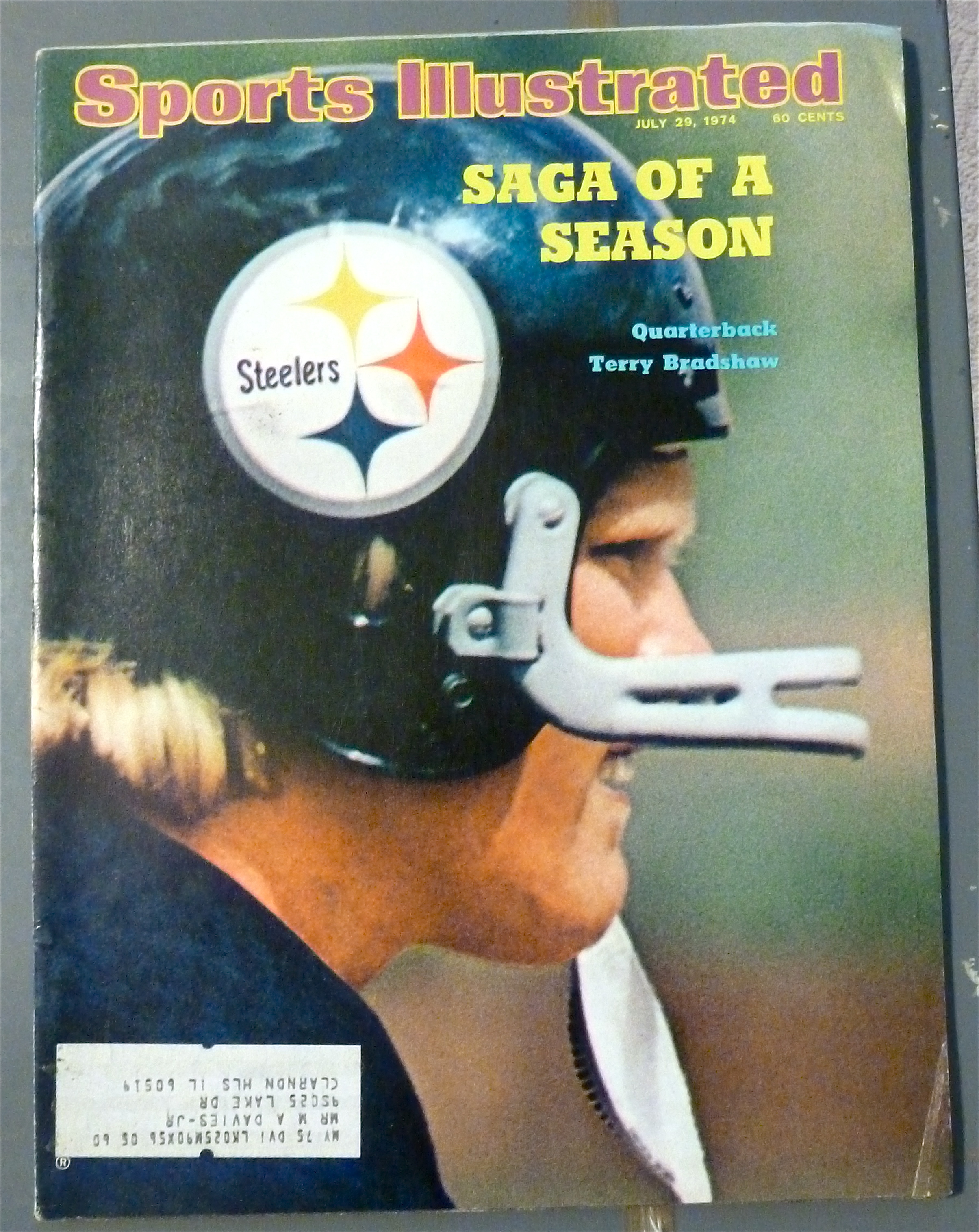 Sports Illustrated Magazine-July 29, 1974-T. Bradshaw