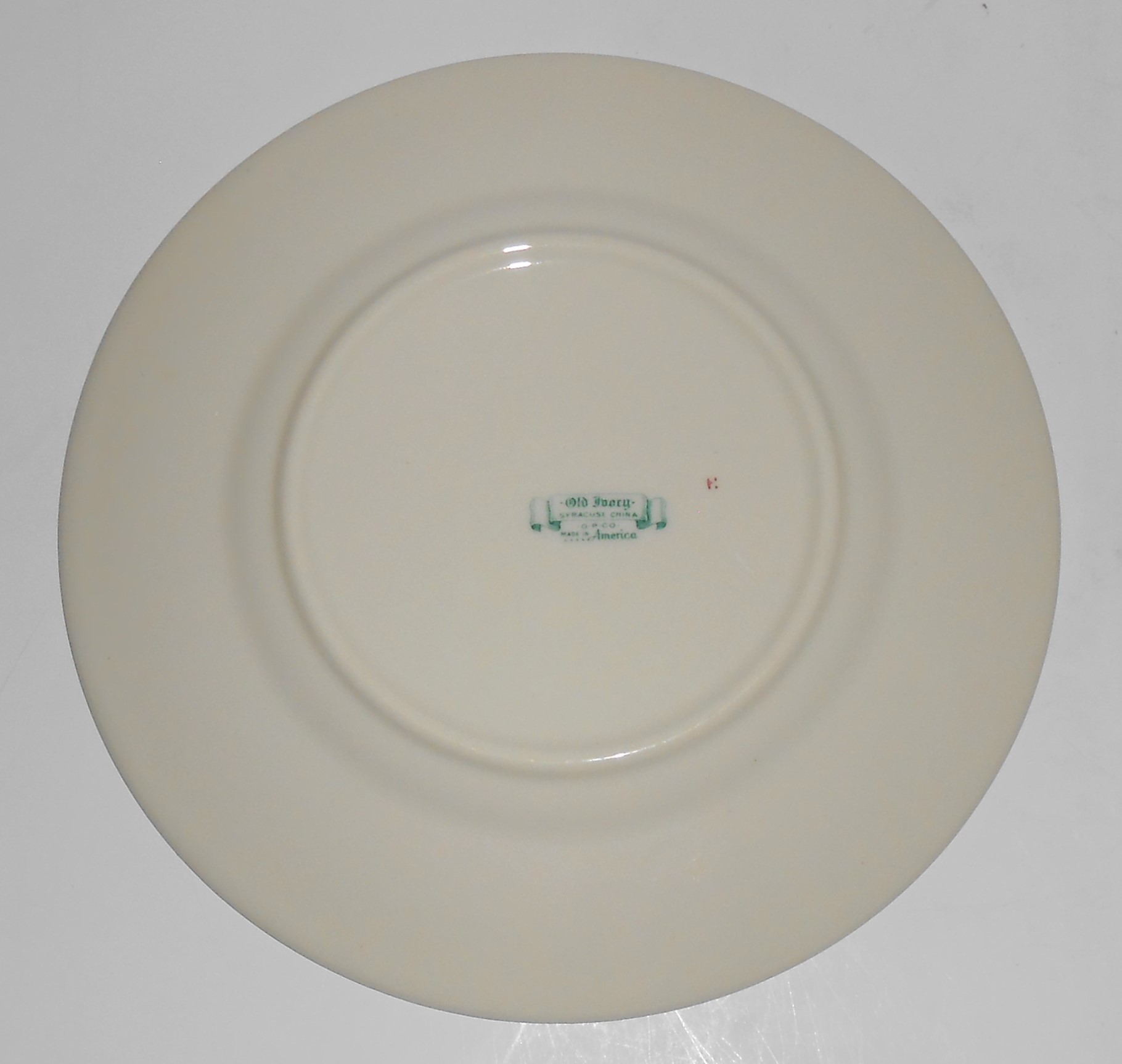 Syracuse China Monticello Gold Band Dinner Plate