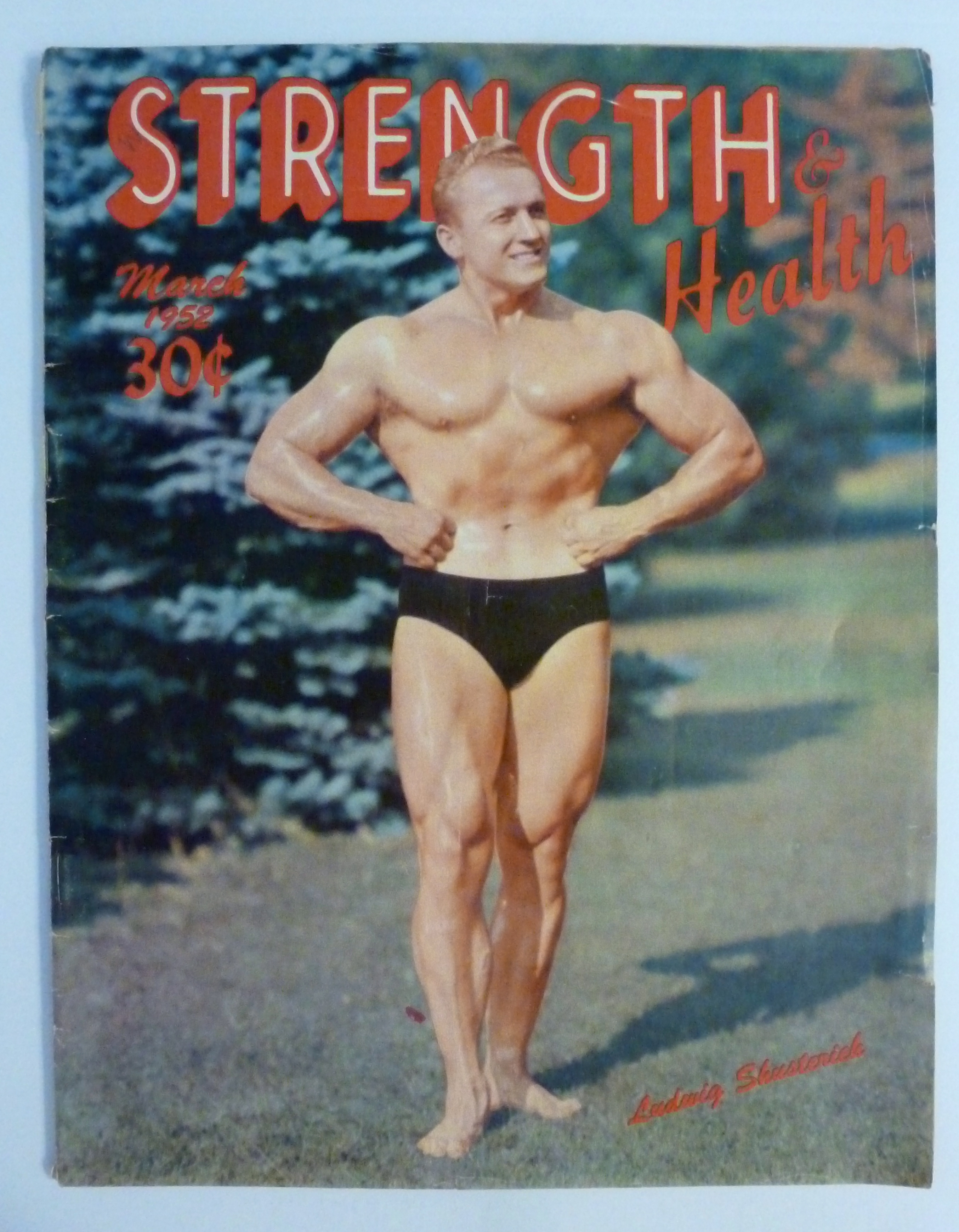 Strength & Health Magazine March 1952 Ludwig Shusterich