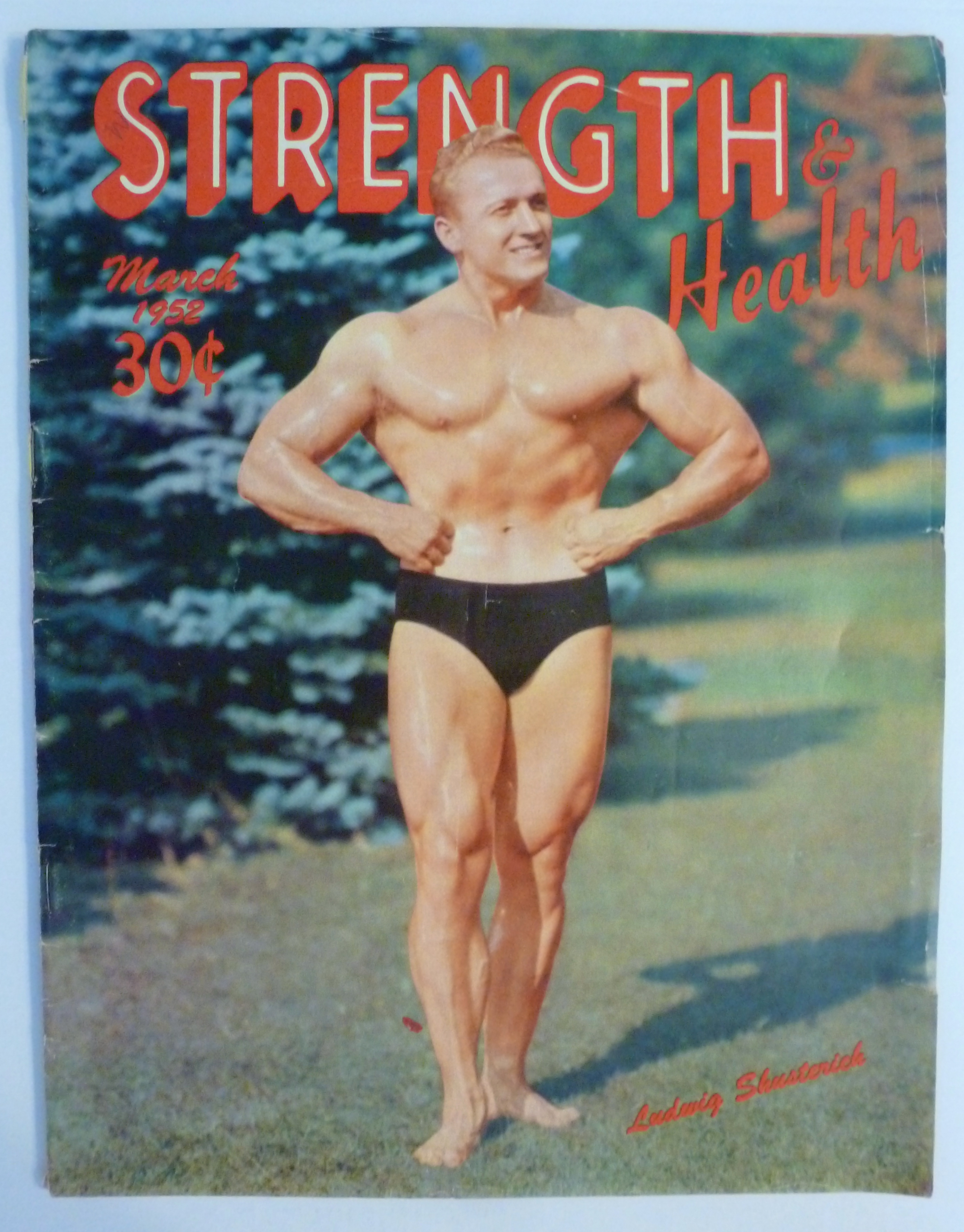 Strength & Health Magazine March 1952 Ludwig Shusterich