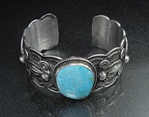 DARREL CADMAN Bracelet  Sterling Silver Turquoise USA