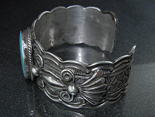 DARREL CADMAN Bracelet  Sterling Silver Turquoise USA