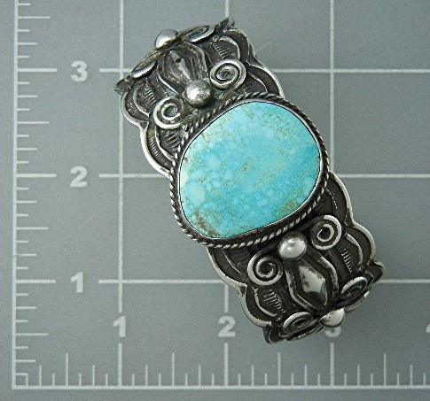 DARREL CADMAN Bracelet  Sterling Silver Turquoise USA