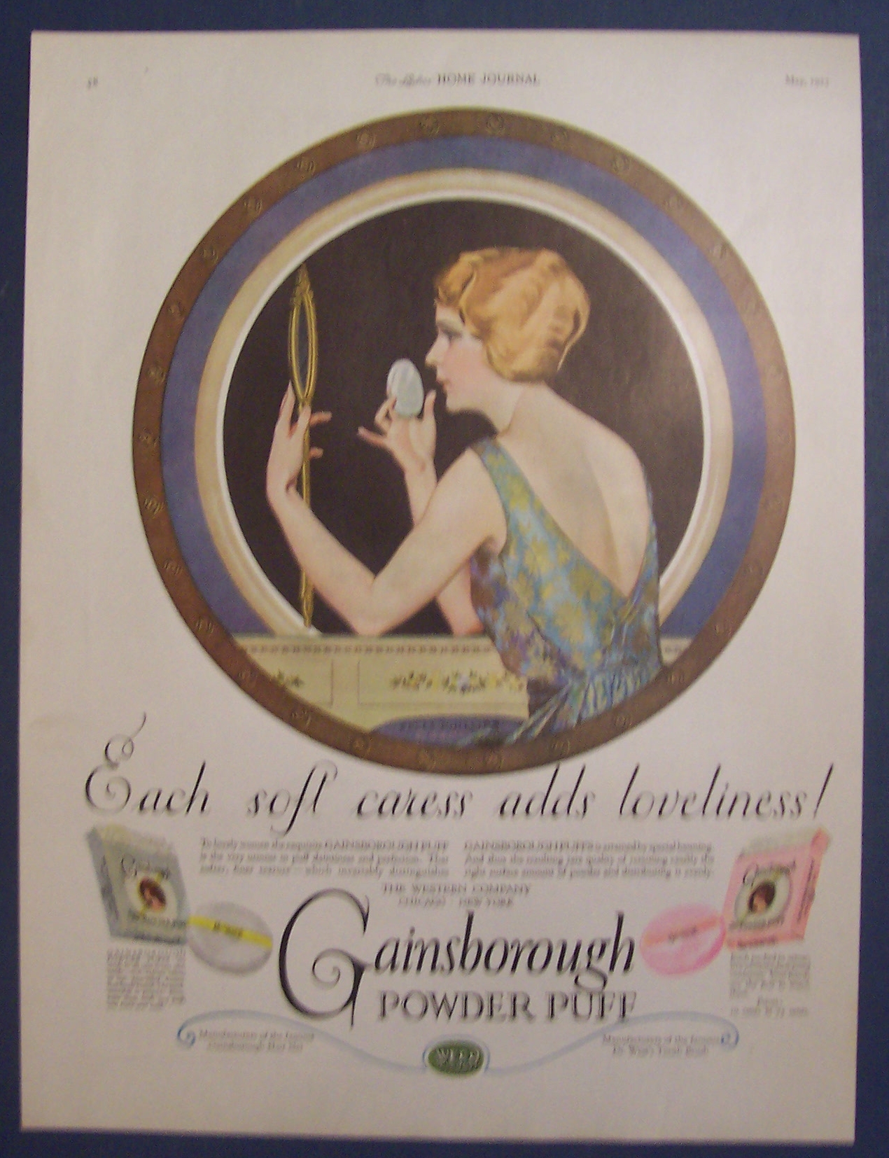 1923  Gainsborough  Powder  Puff