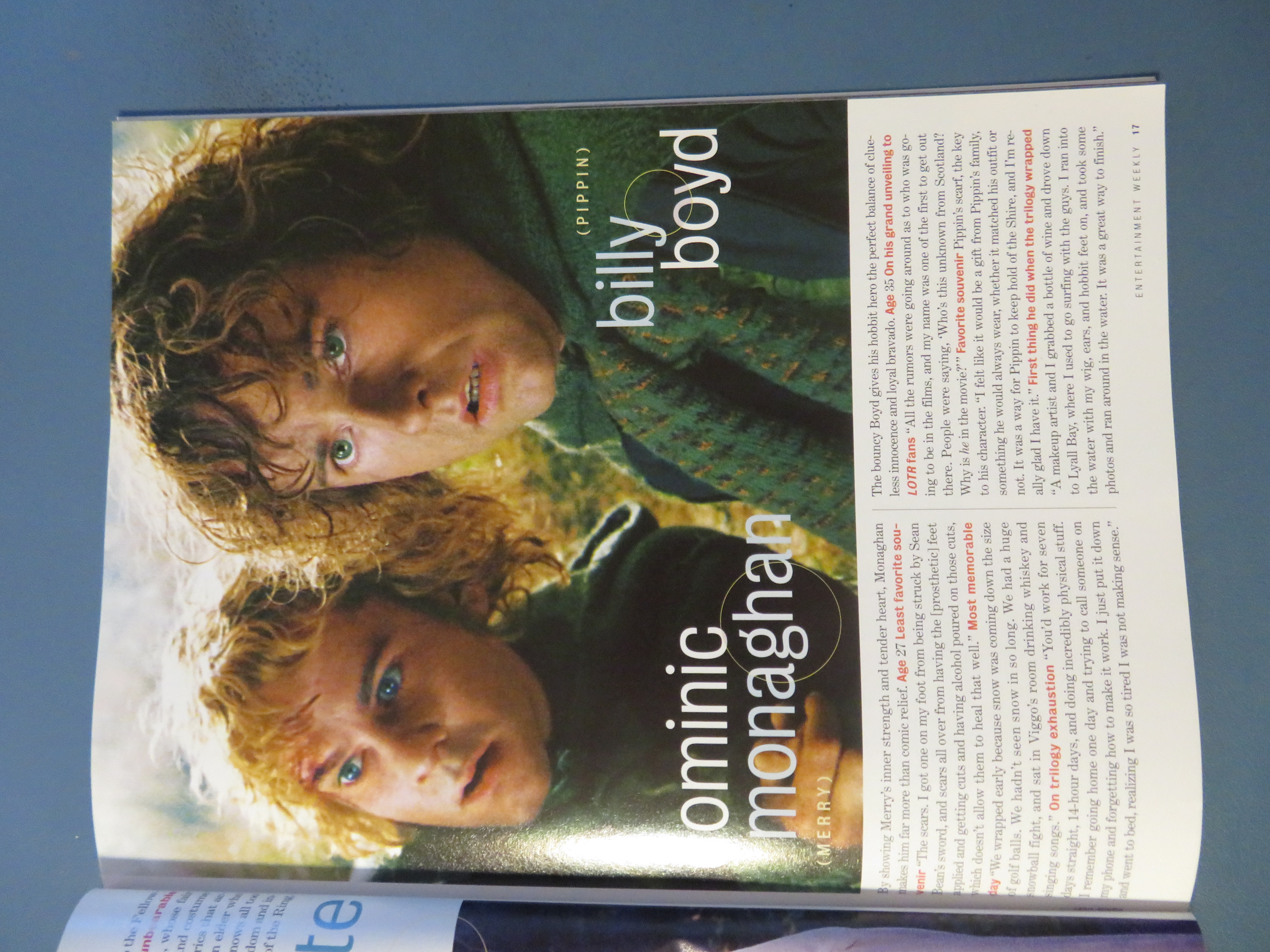Entertainment Magazine May 2004 The Lord Of The Rings