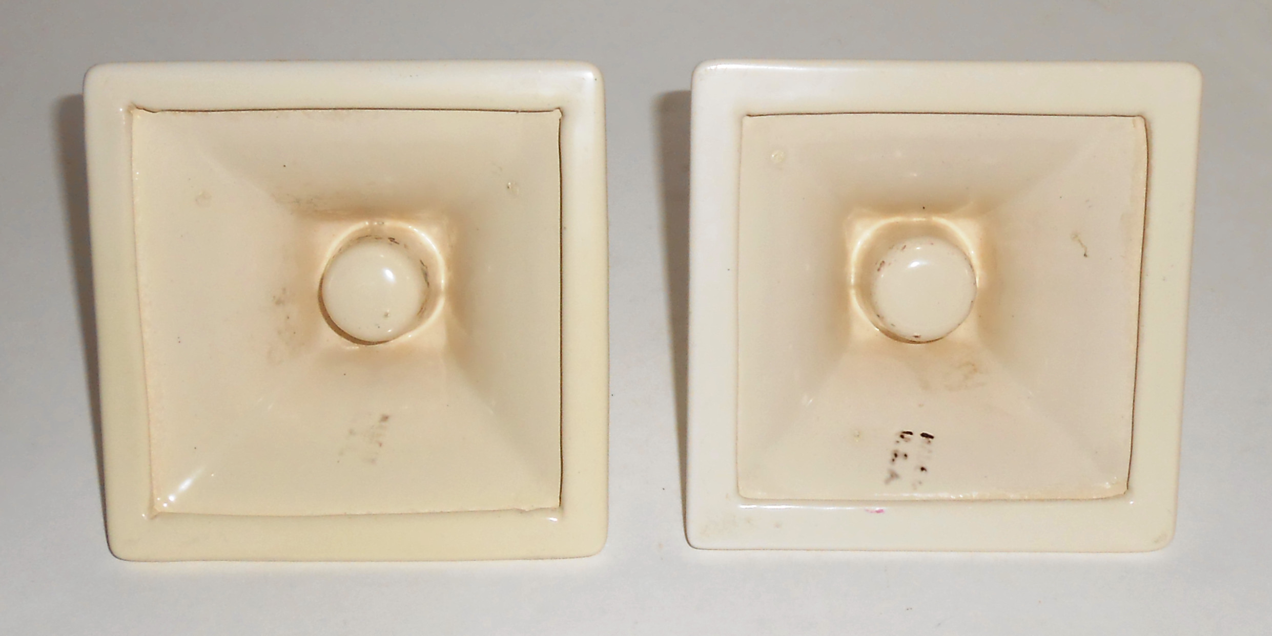 Catalina Pottery Capistrano Art Ware Pair Candlesticks!