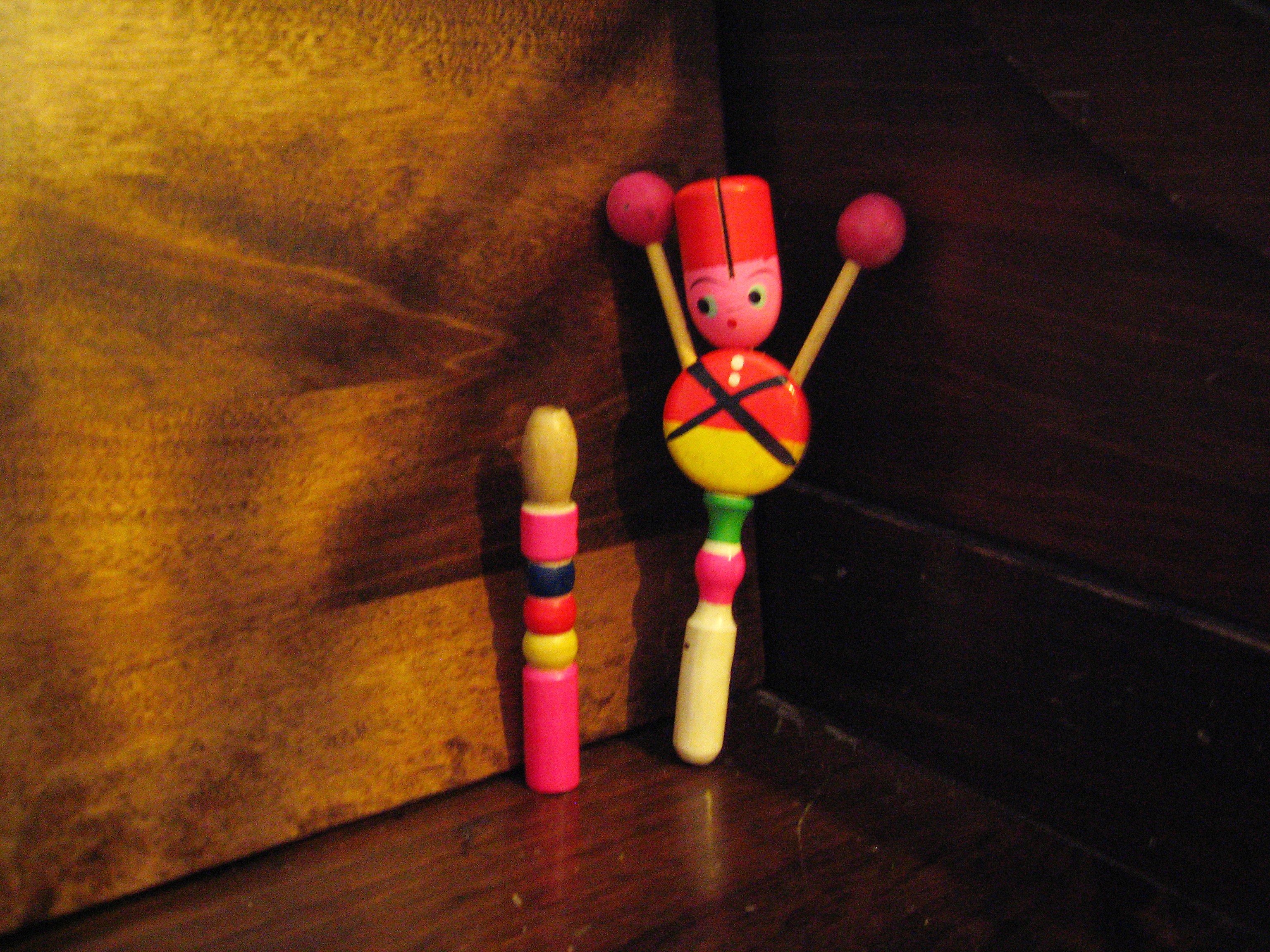 Vintage Halloween Wood Noise Makers/Whistle
