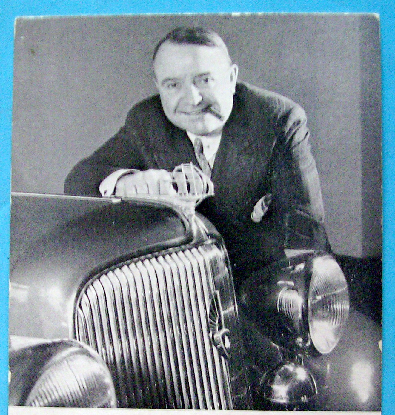1933 Century of Progress, Barney Oldfield Postcard