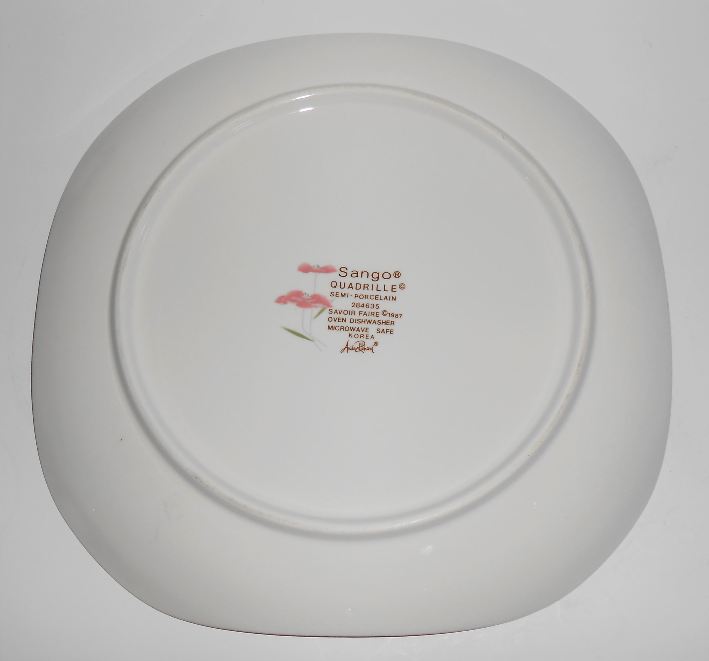 Sango Japan China Porcelain Savoir Faire Dinner Plate