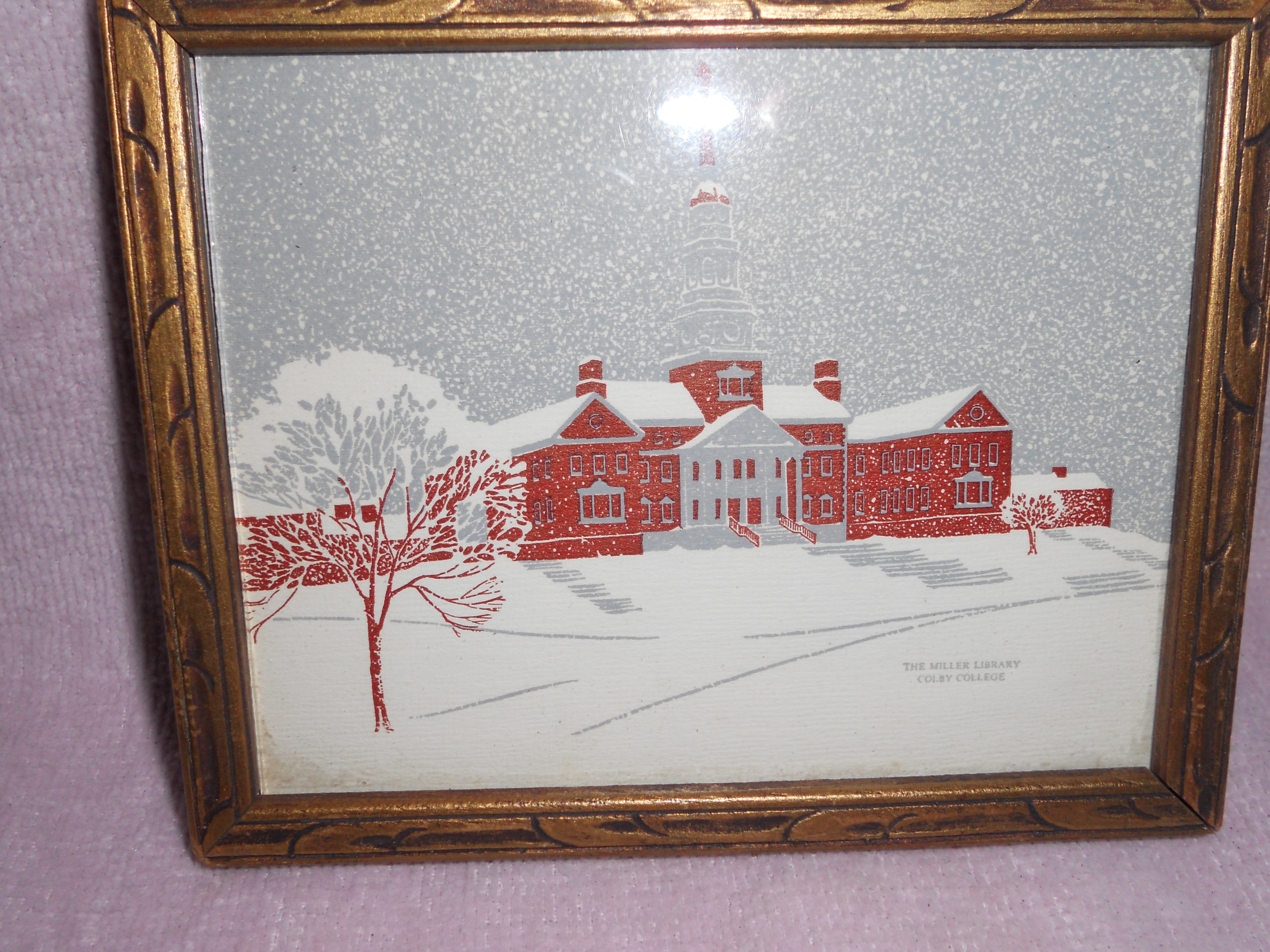 Miller Library Colby College Framed Print