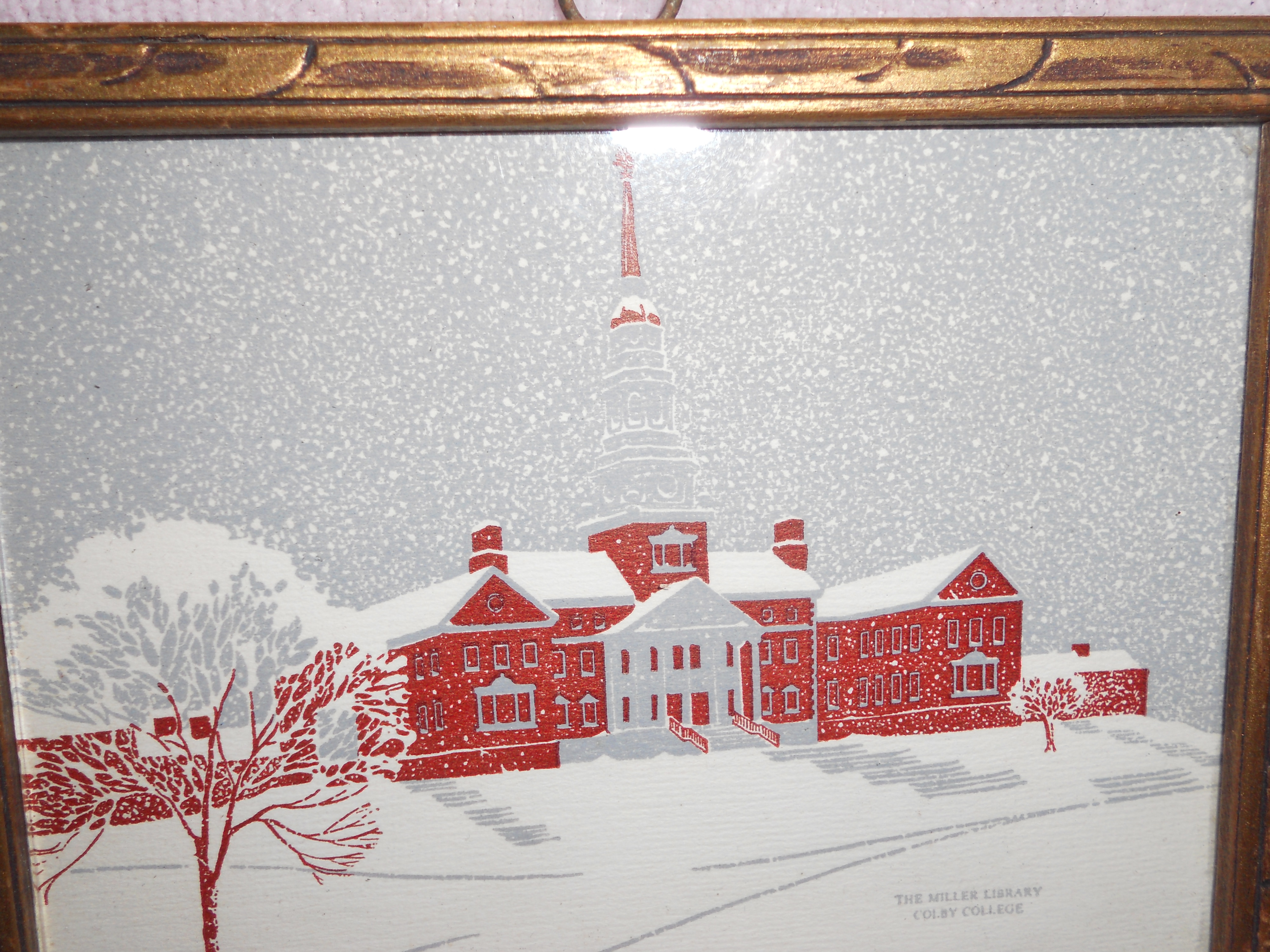 Miller Library Colby College Framed Print