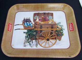 Coca Cola Serving Tray Picnic Basket 1958