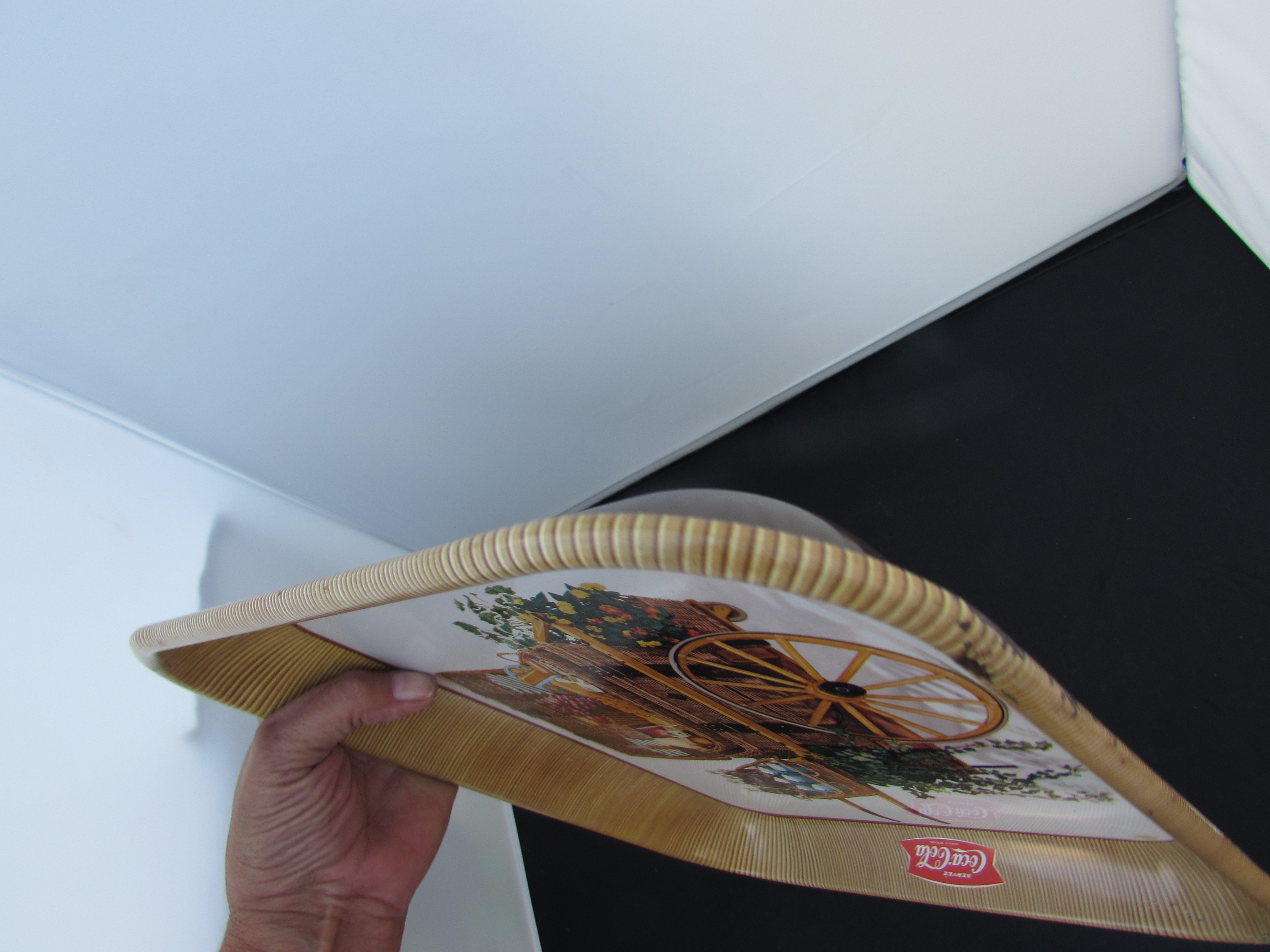 Coca Cola Serving Tray Picnic Basket 1958