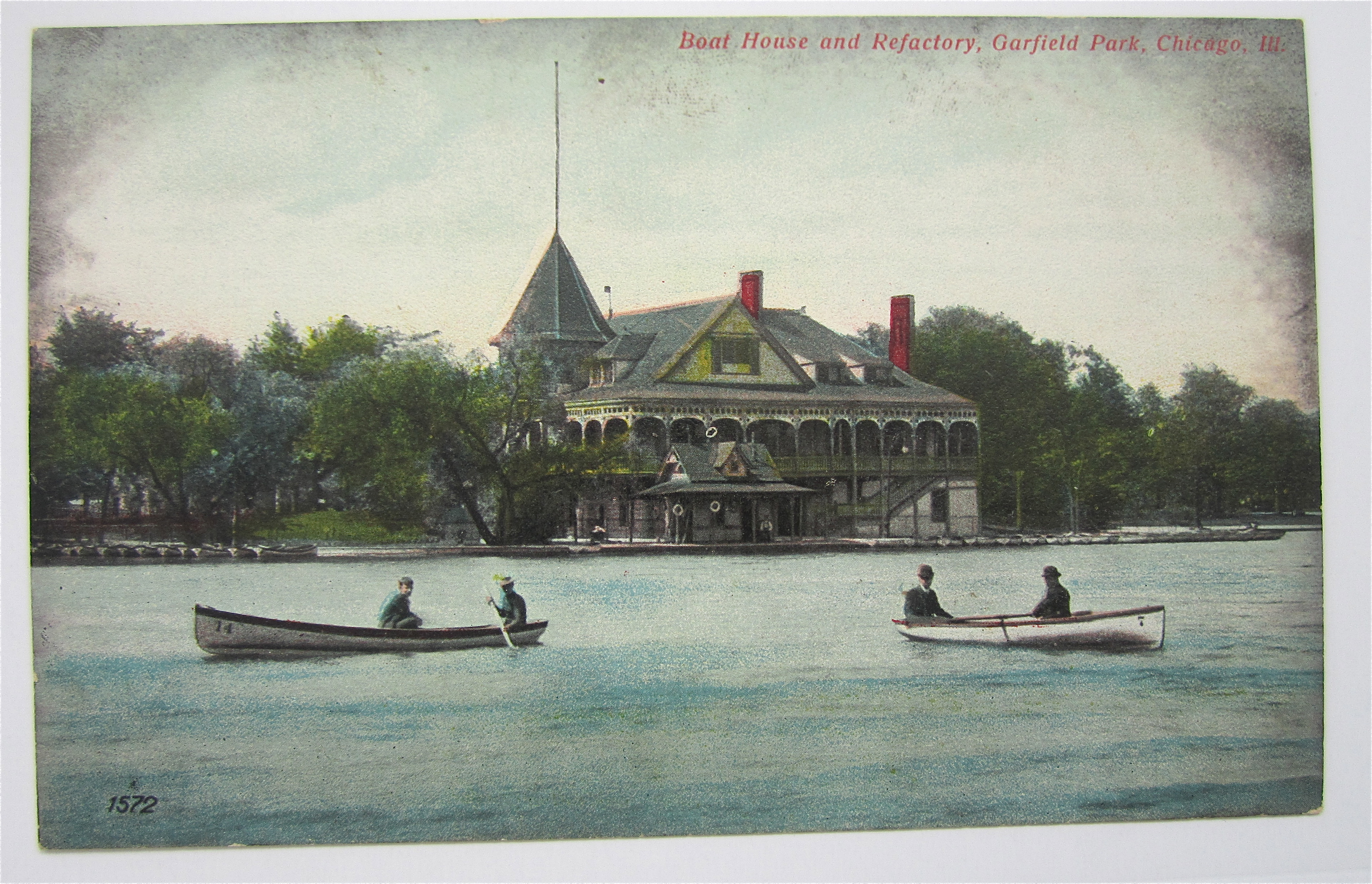 Boat House And Refactory, Chicago Postcard