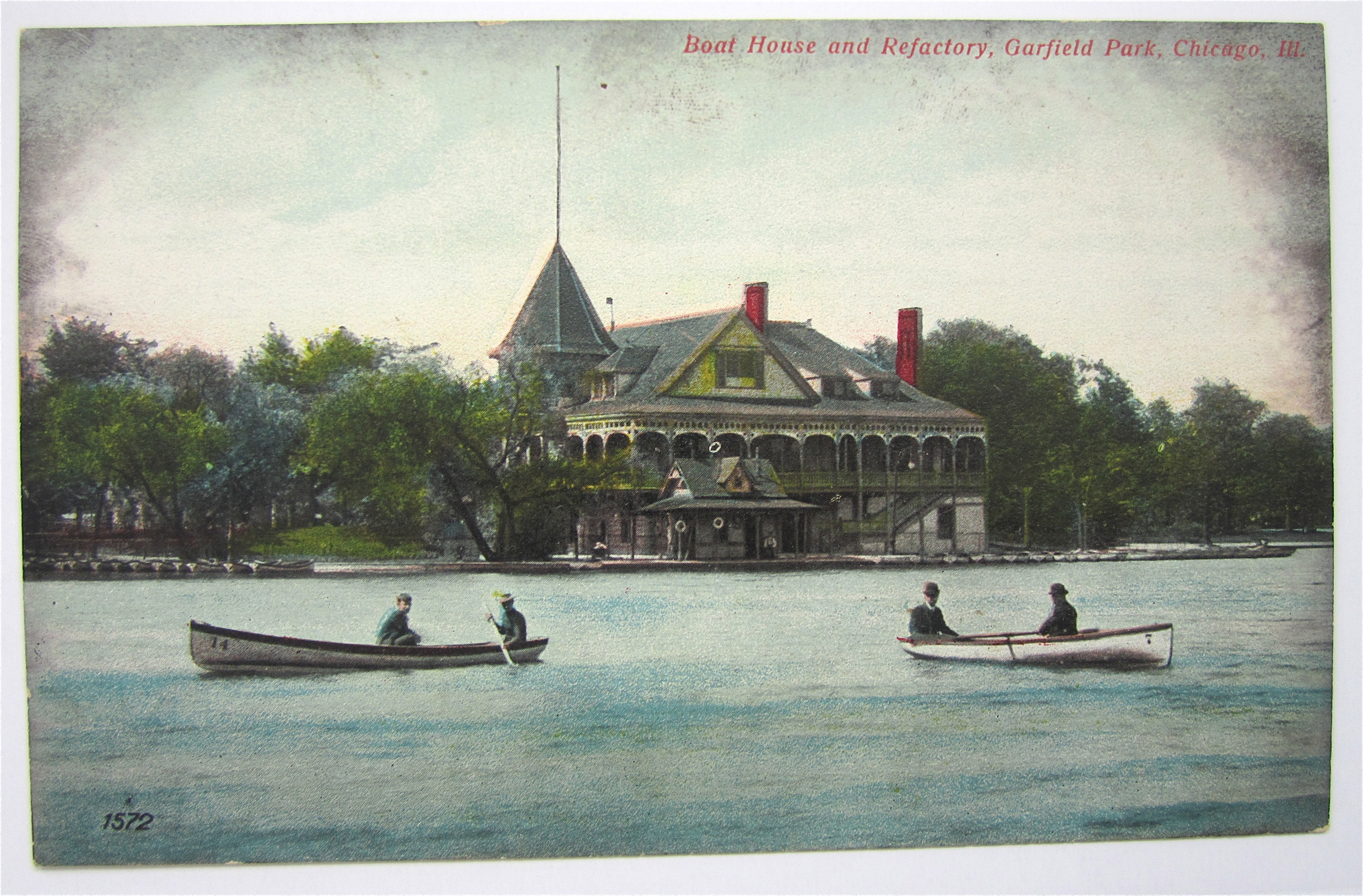Boat House And Refactory, Chicago Postcard