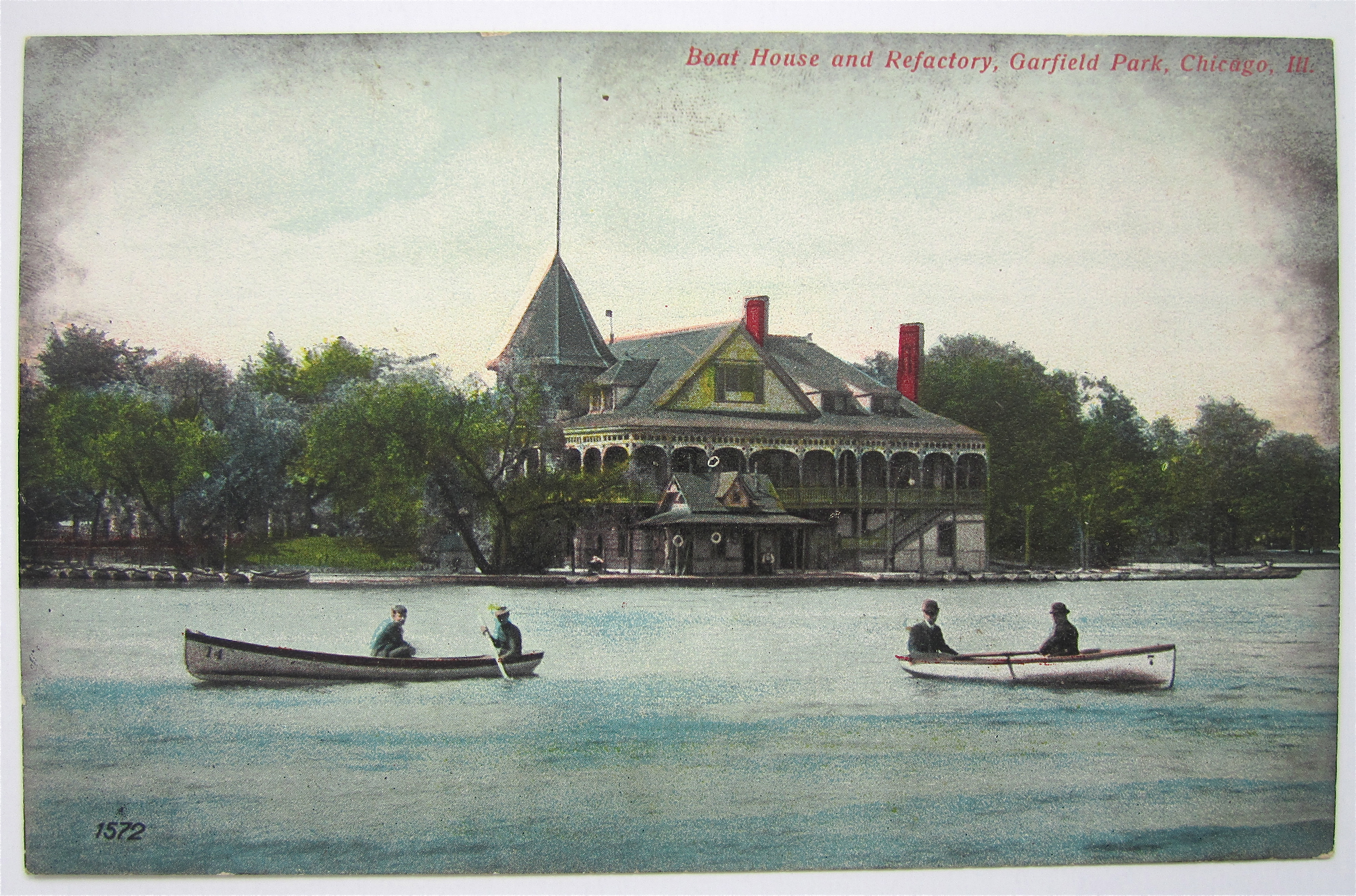 Boat House And Refactory, Chicago Postcard