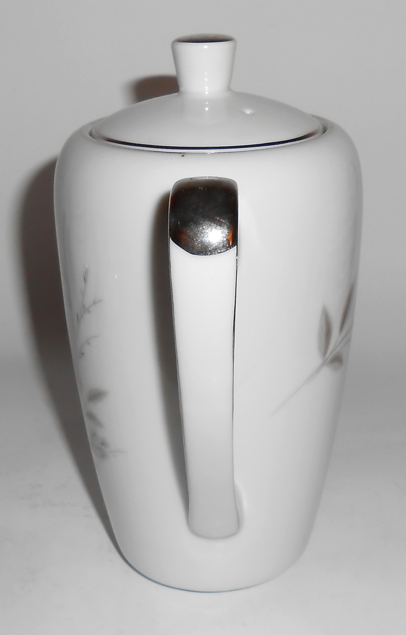Mikasa China Platinum Band My Love Demitasse Coffee Pot