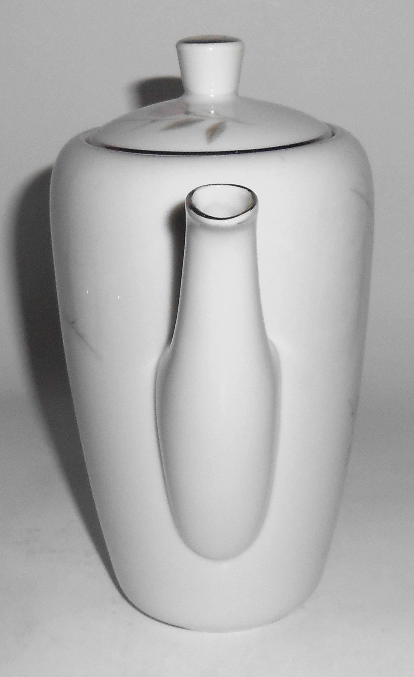 Mikasa China Platinum Band My Love Demitasse Coffee Pot