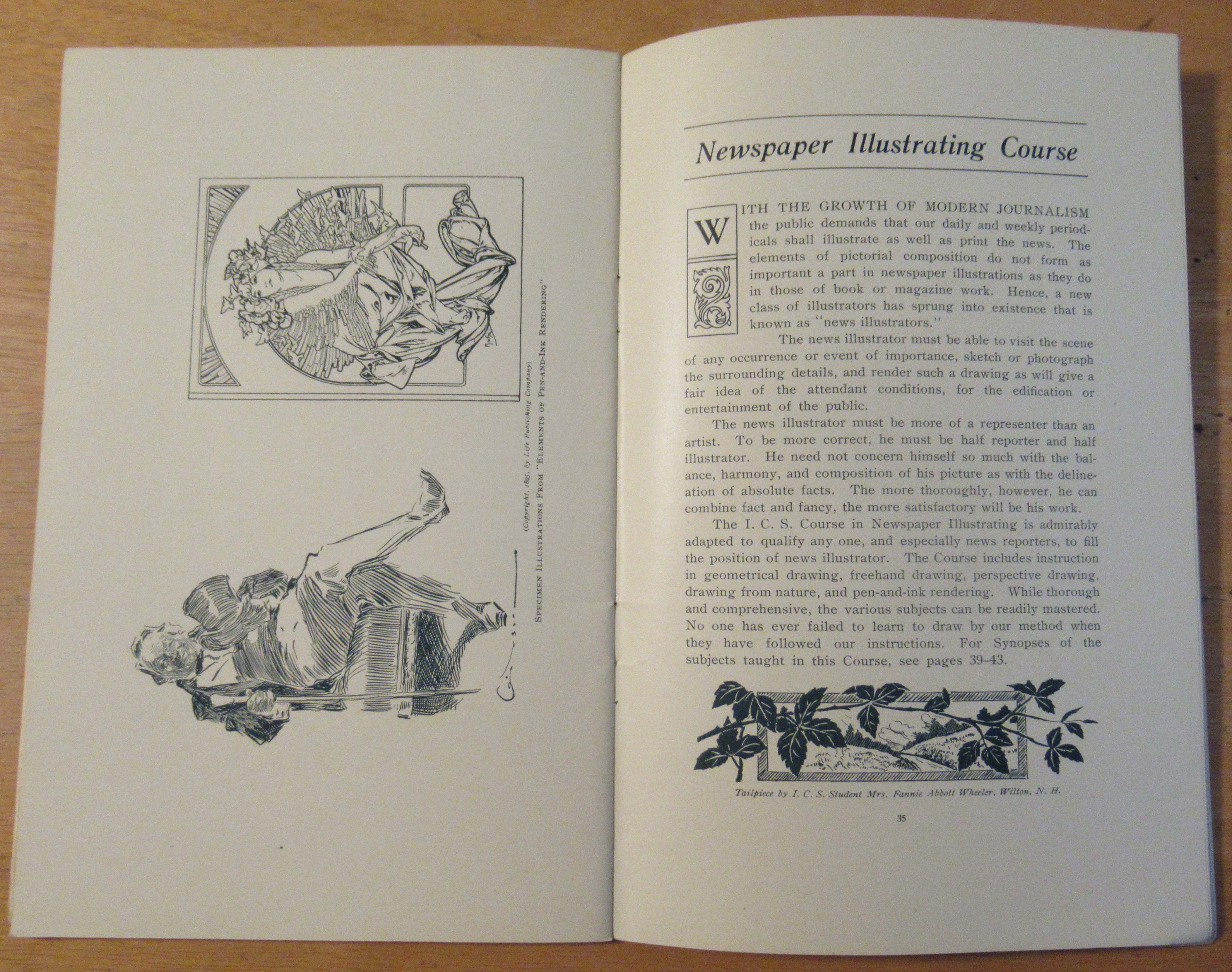 1904 Department Of Arts & Crafts School Course Guide