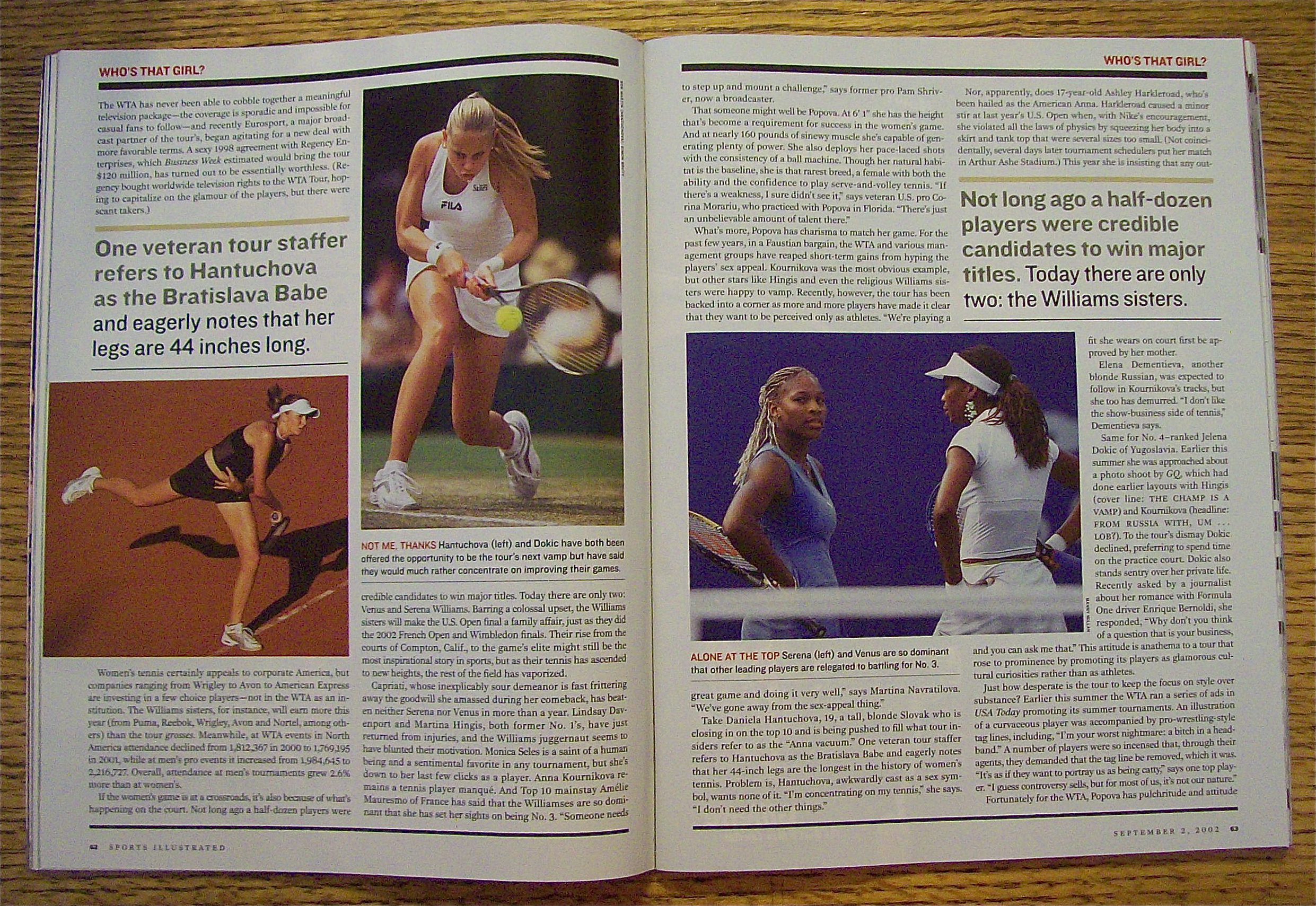 Sport Illustrated Magazine September 2, 2002 Randy Moss