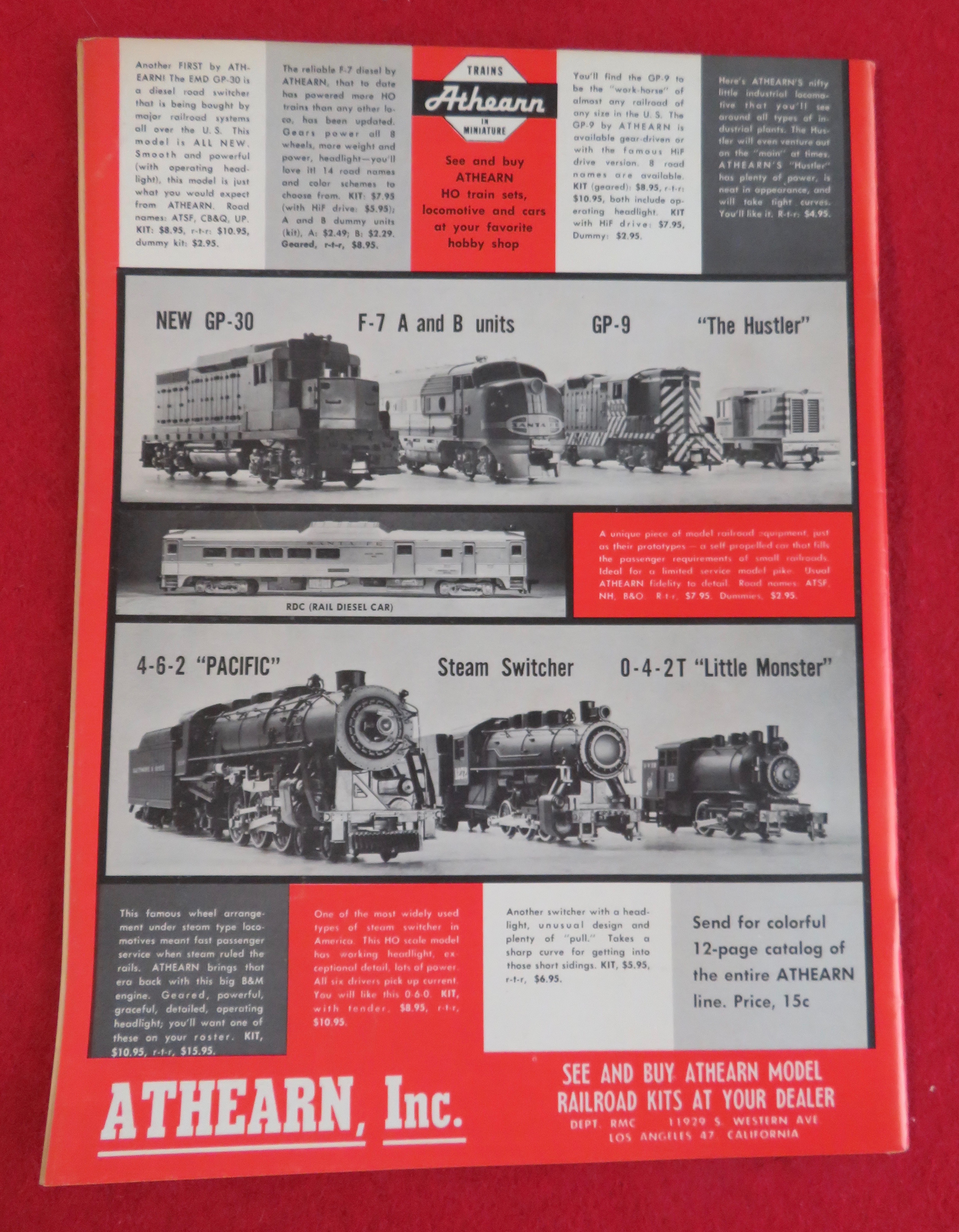Railroad Model Craftsman Magazine December 1962
