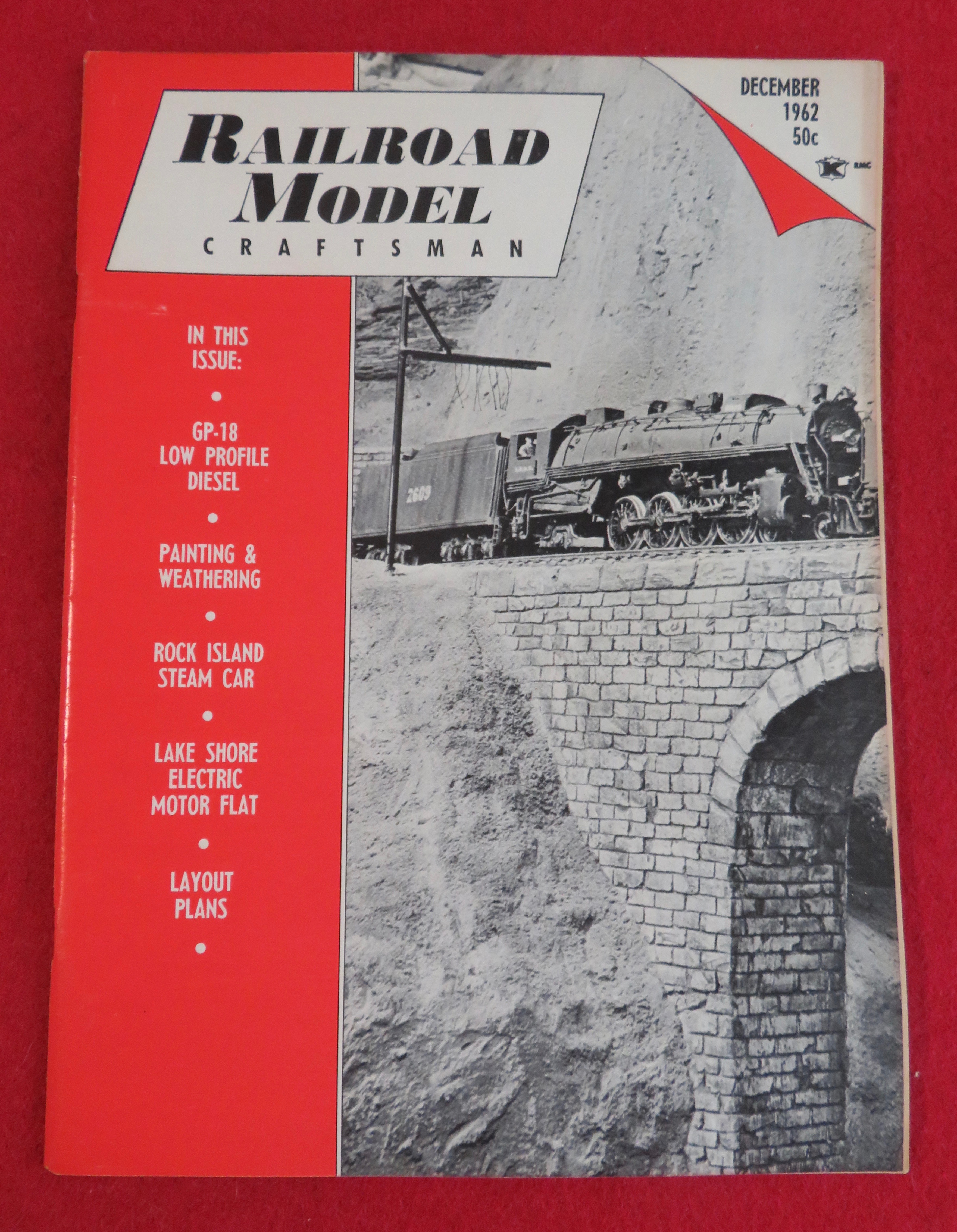 Railroad Model Craftsman Magazine December 1962
