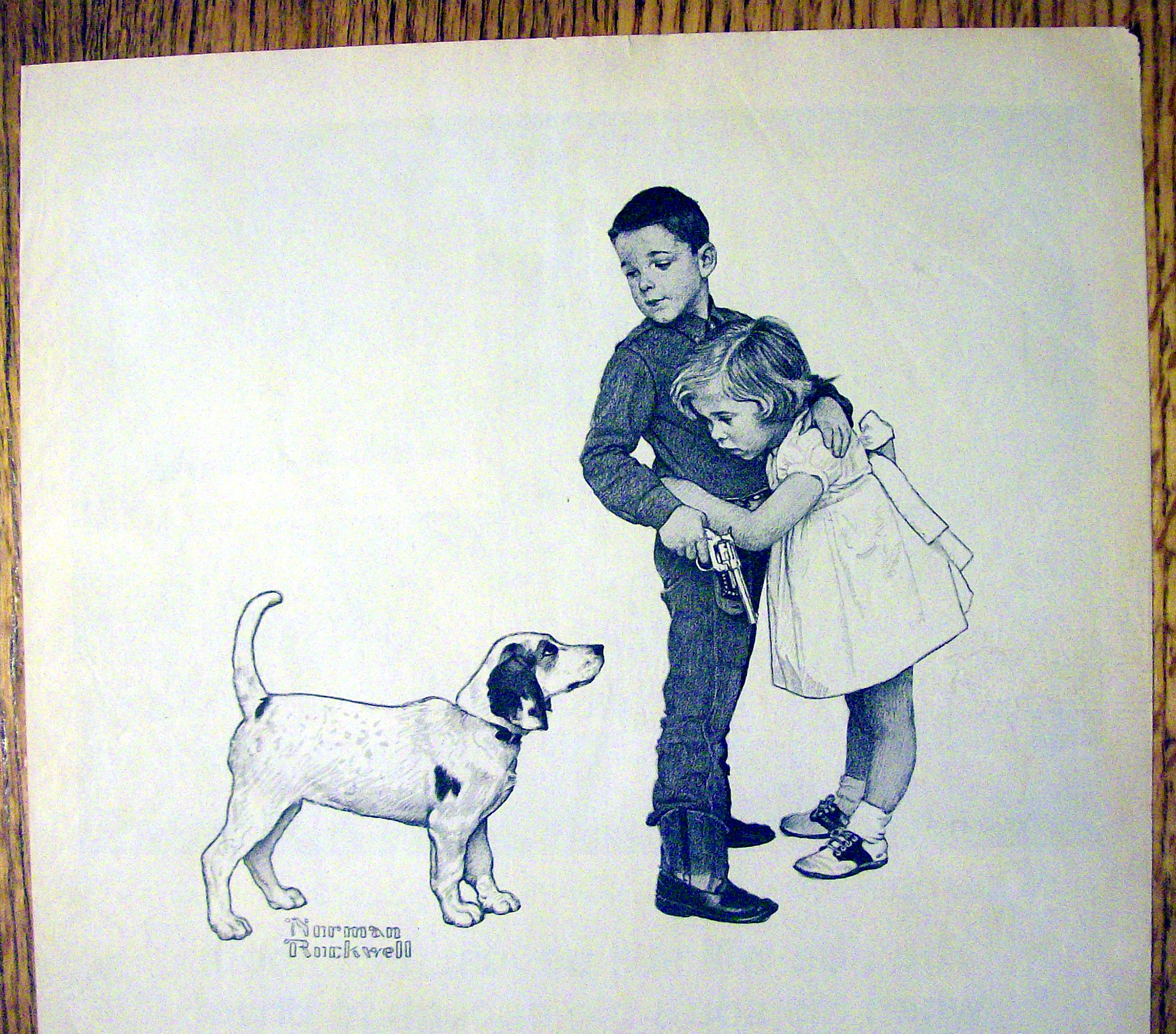 1960 Massachusetts Mutual Life Ins by Norman Rockwell