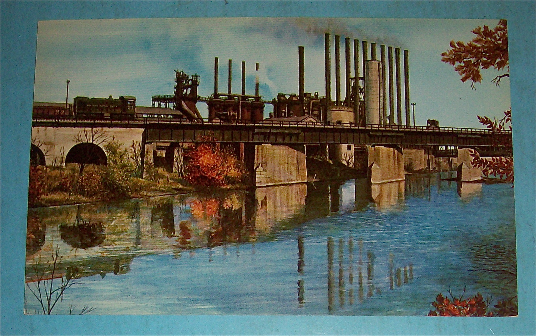 Blast Furnaces Of Youngstown Sheet & Tube Co. Postcard