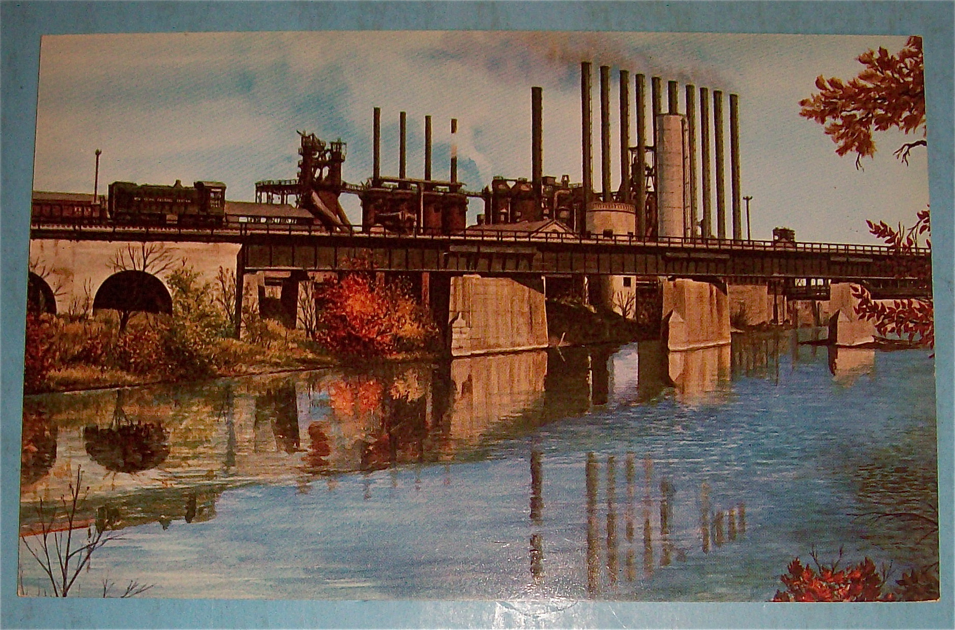 Blast Furnaces Of Youngstown Sheet & Tube Co. Postcard