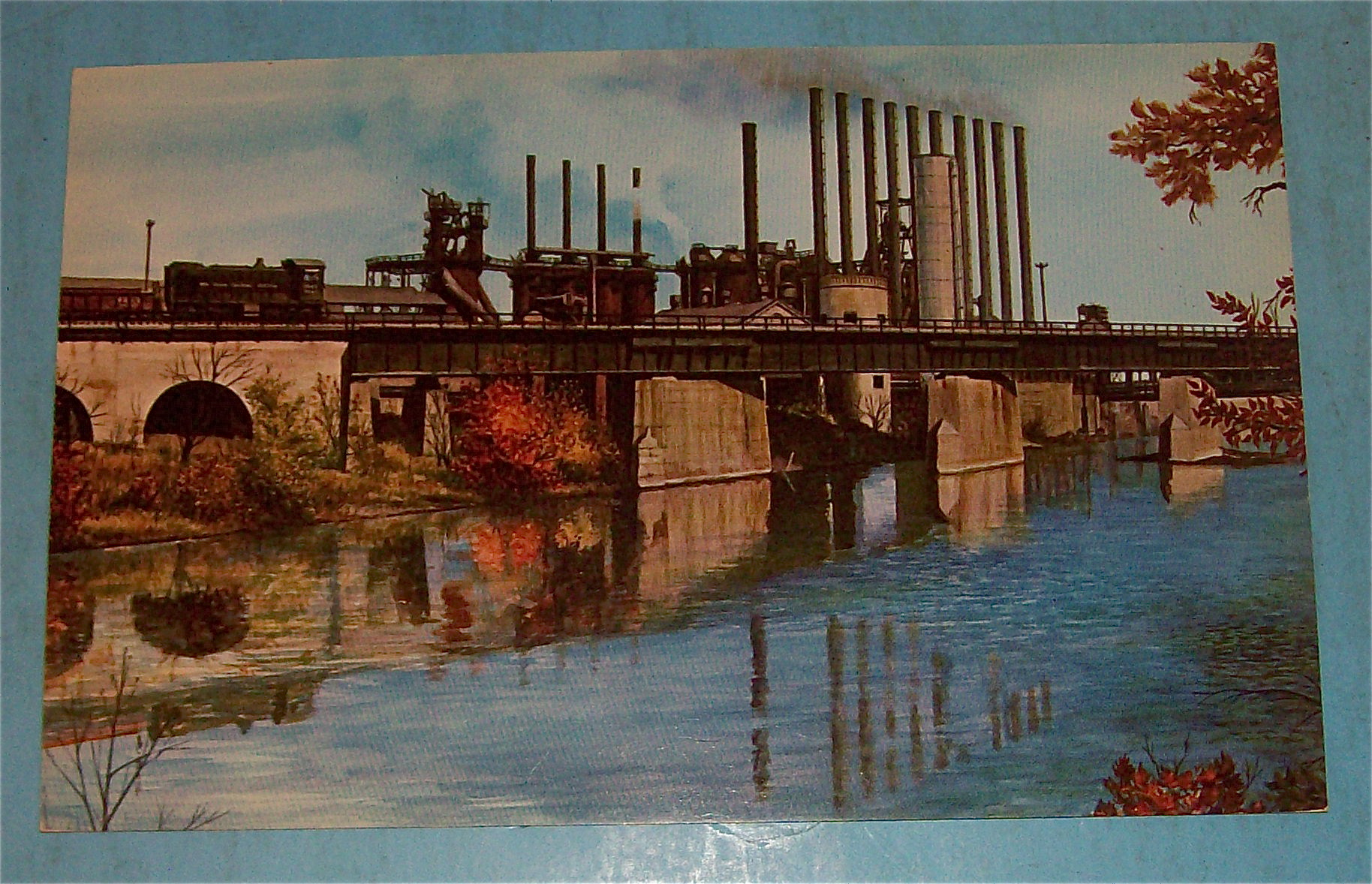Blast Furnaces Of Youngstown Sheet & Tube Co. Postcard