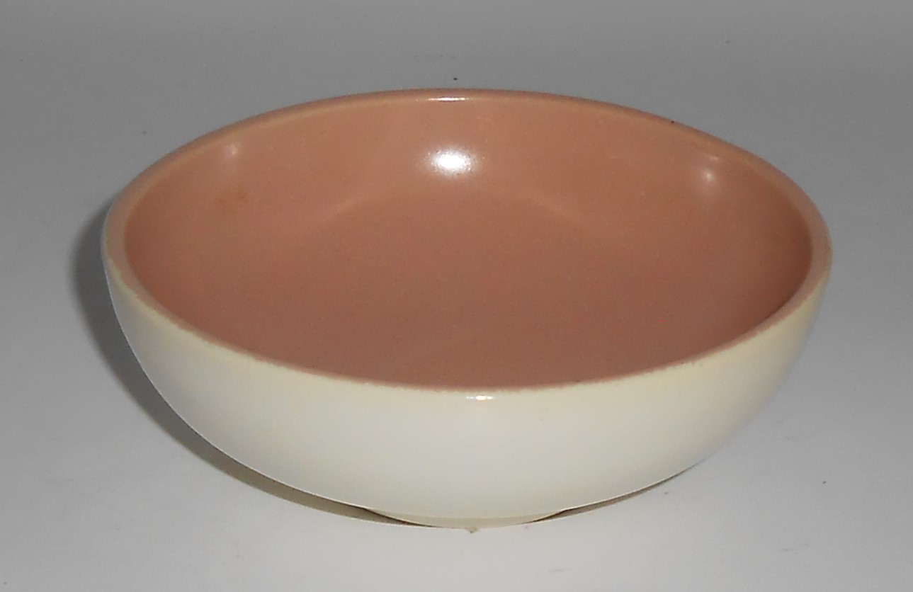 Catalina Pottery Rancho Ware Duotone Satin Coral/Ivory