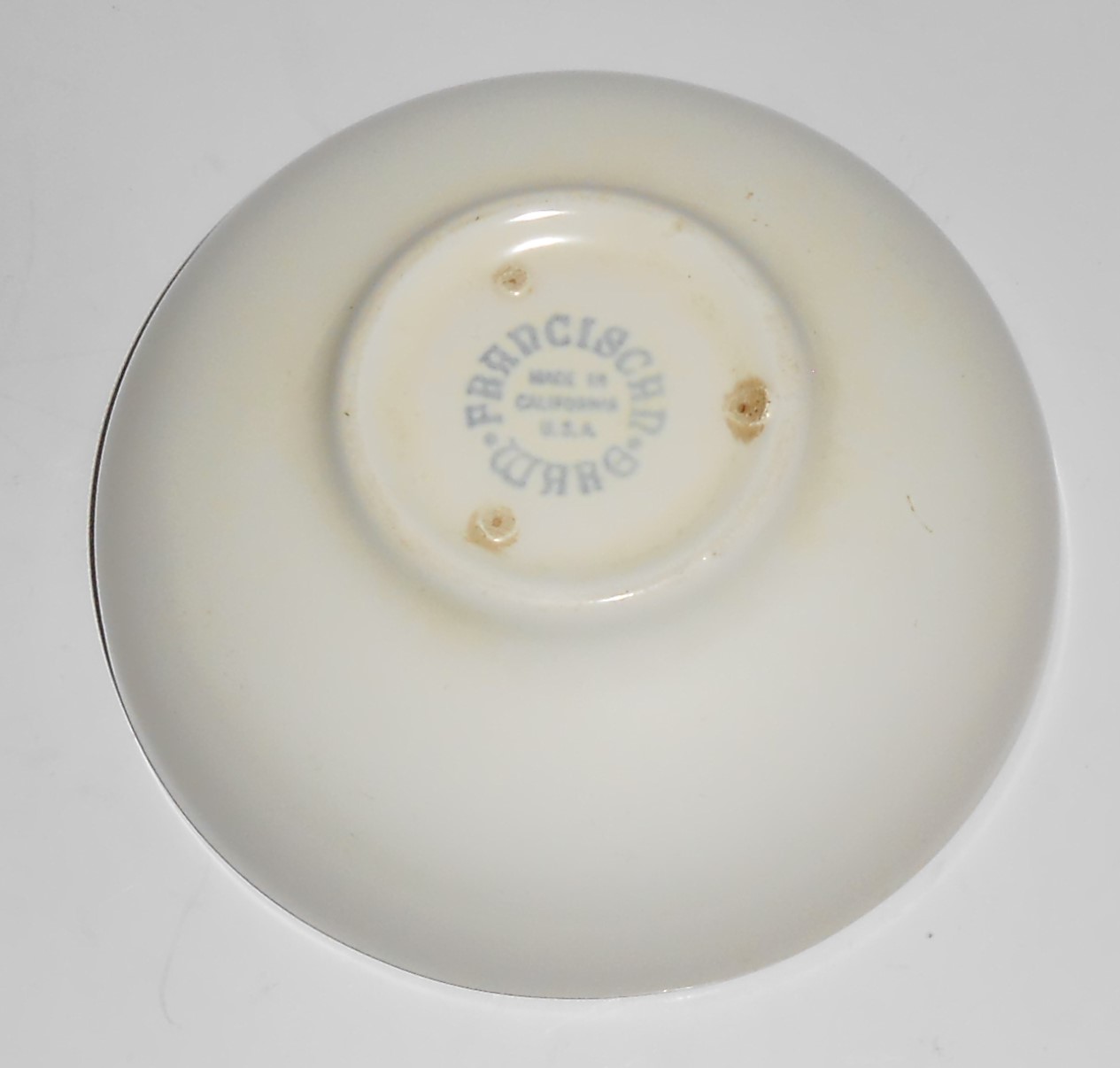 Catalina Pottery Rancho Ware Duotone Satin Coral/Ivory