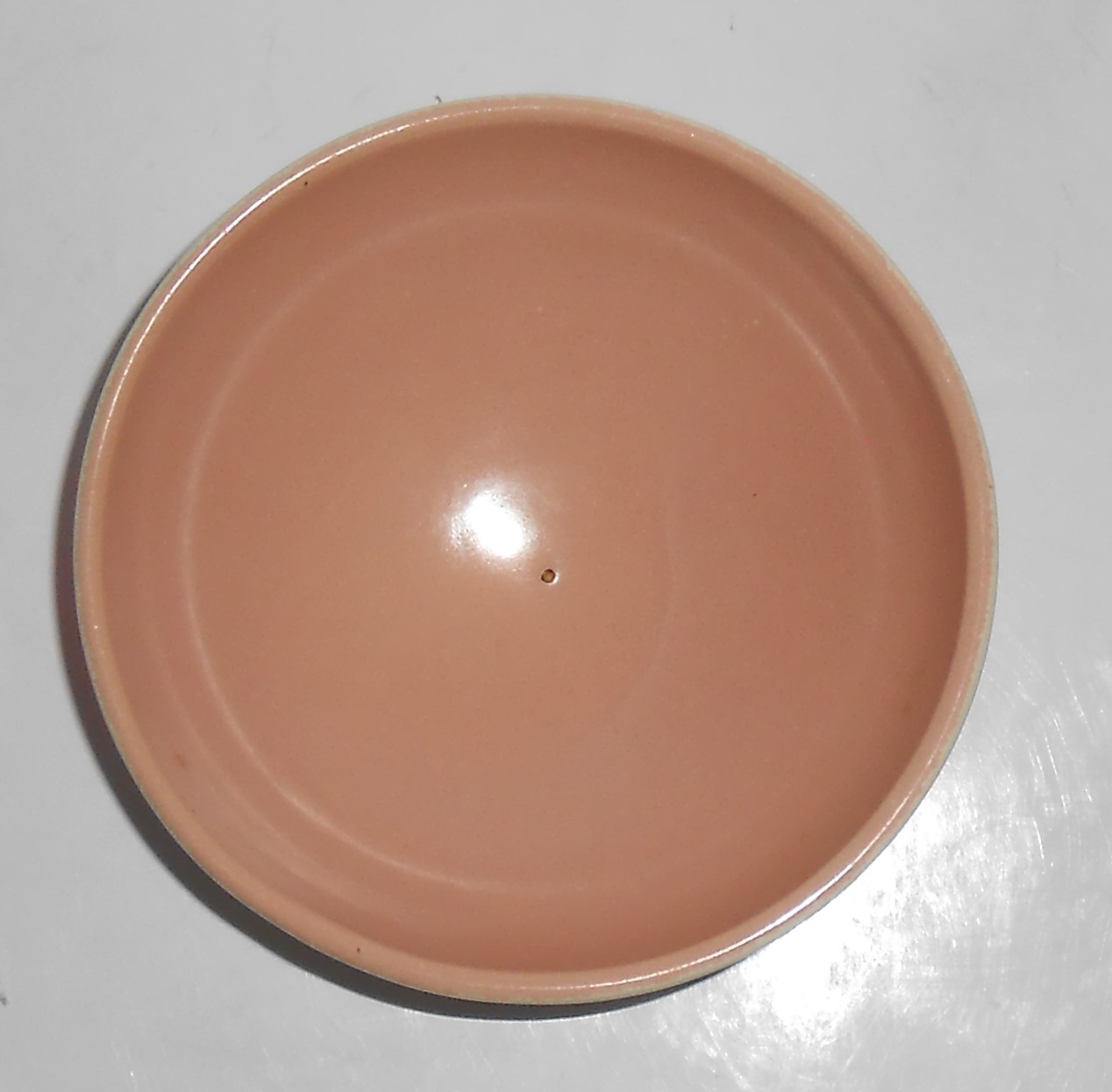 Catalina Pottery Rancho Ware Duotone Satin Coral/Ivory
