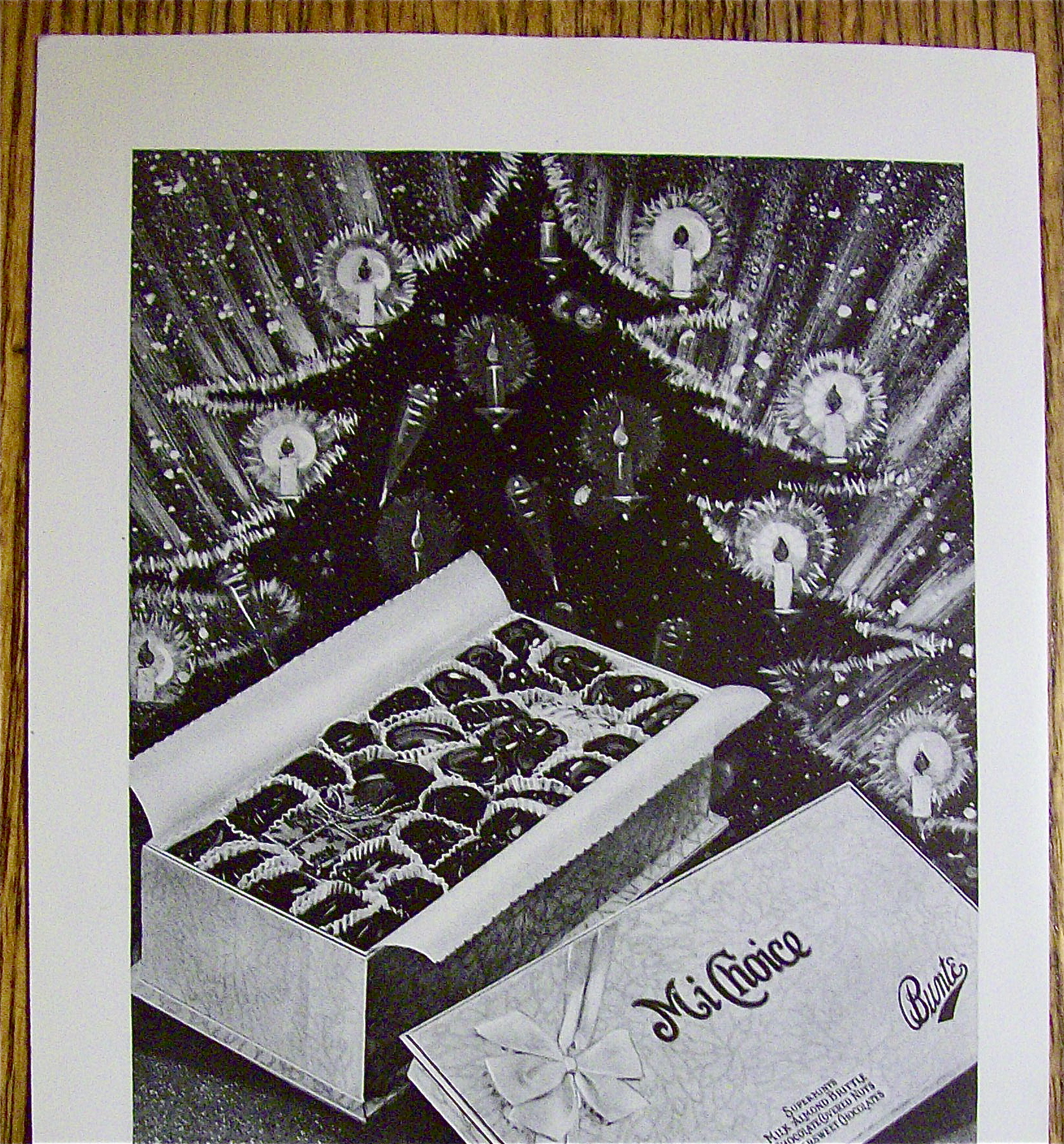1930 Bunte Mi Choice Chocolates with Box Of Chocolates