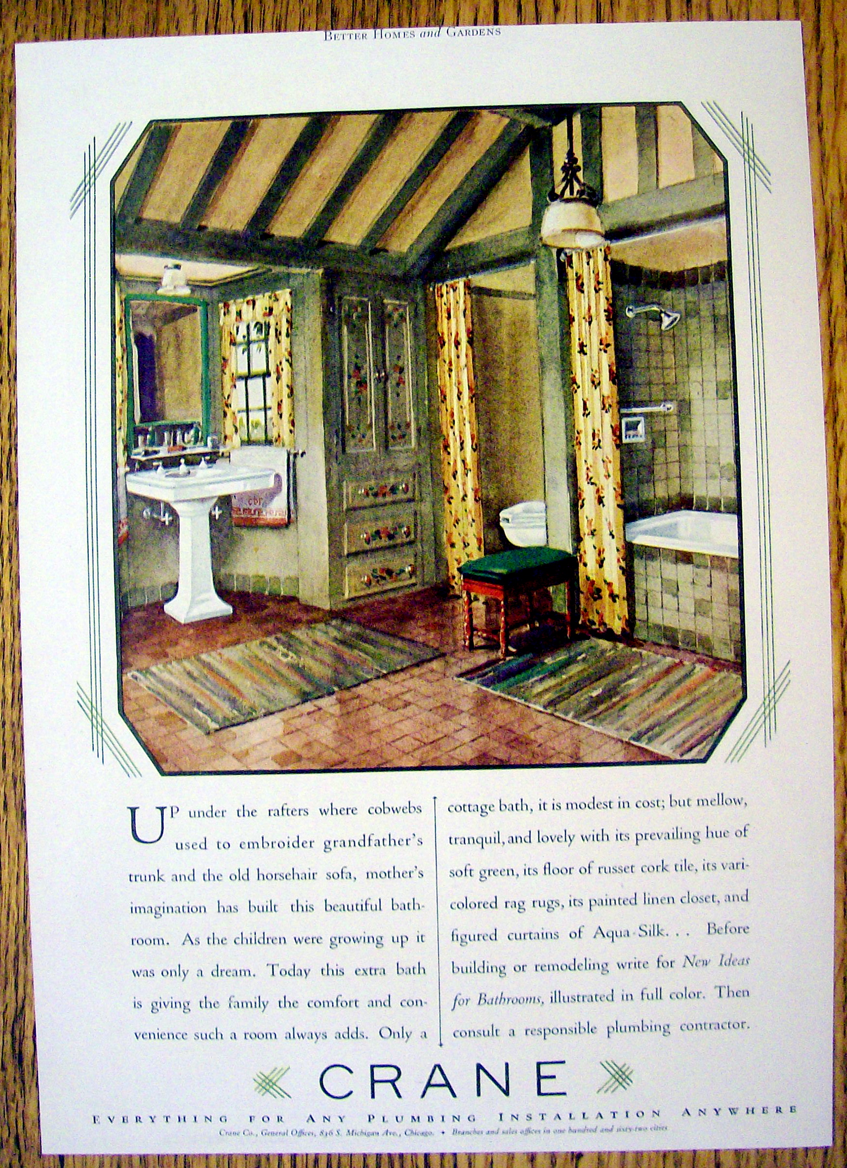 1928 Crane with Lovely Remodeled Bathroom