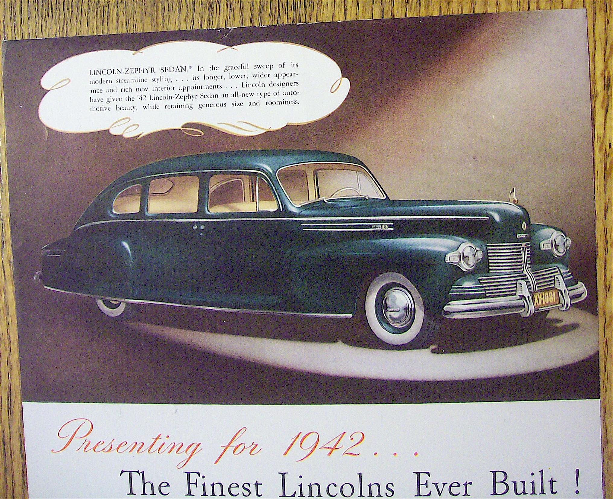 1941 Lincoln Zephyr V-12