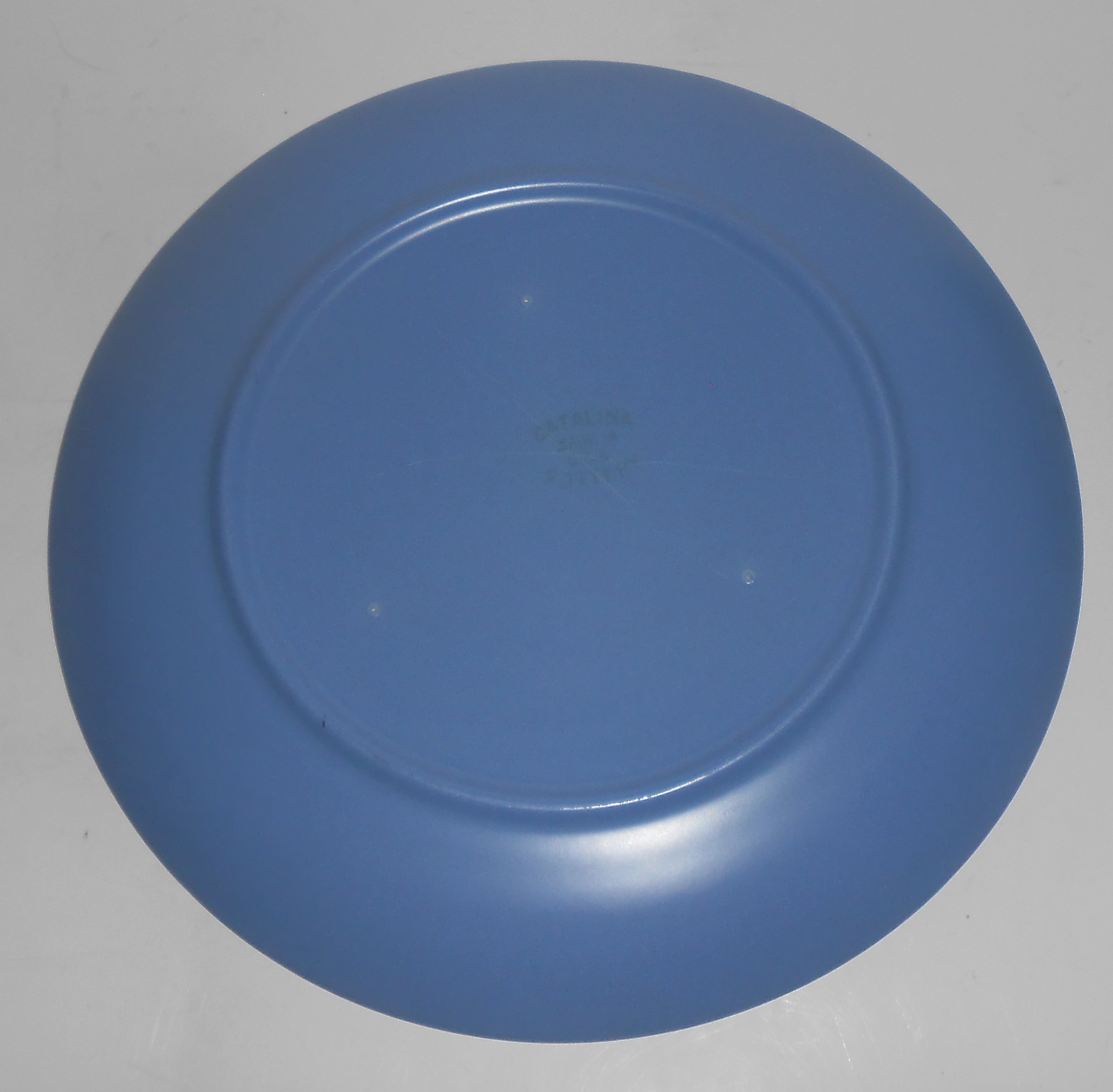 Catalina Pottery Rancho Ware Coral/Dark Blue Duotone Di