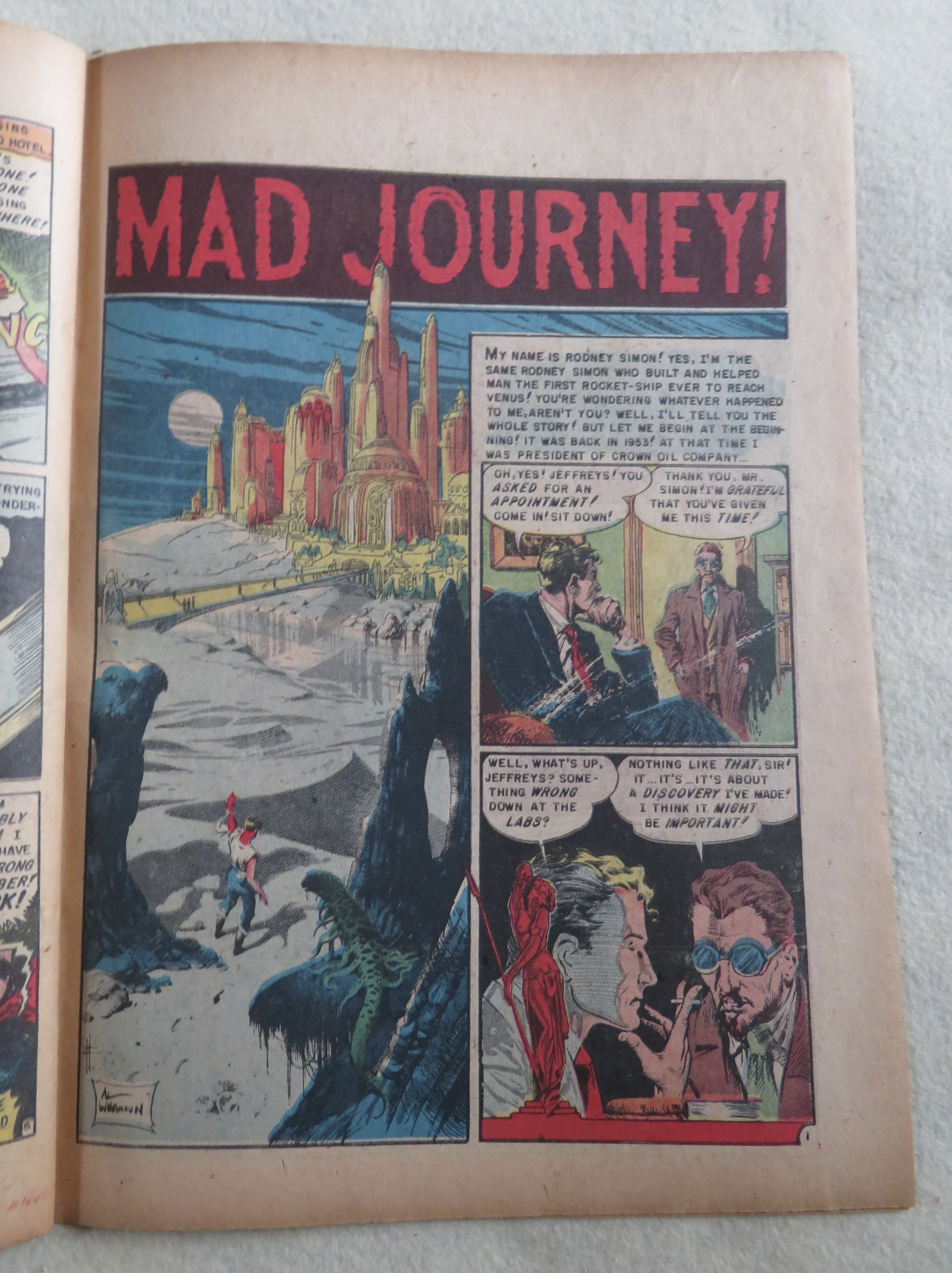 Weird Fantasy Comic July/August 1952 The Exile