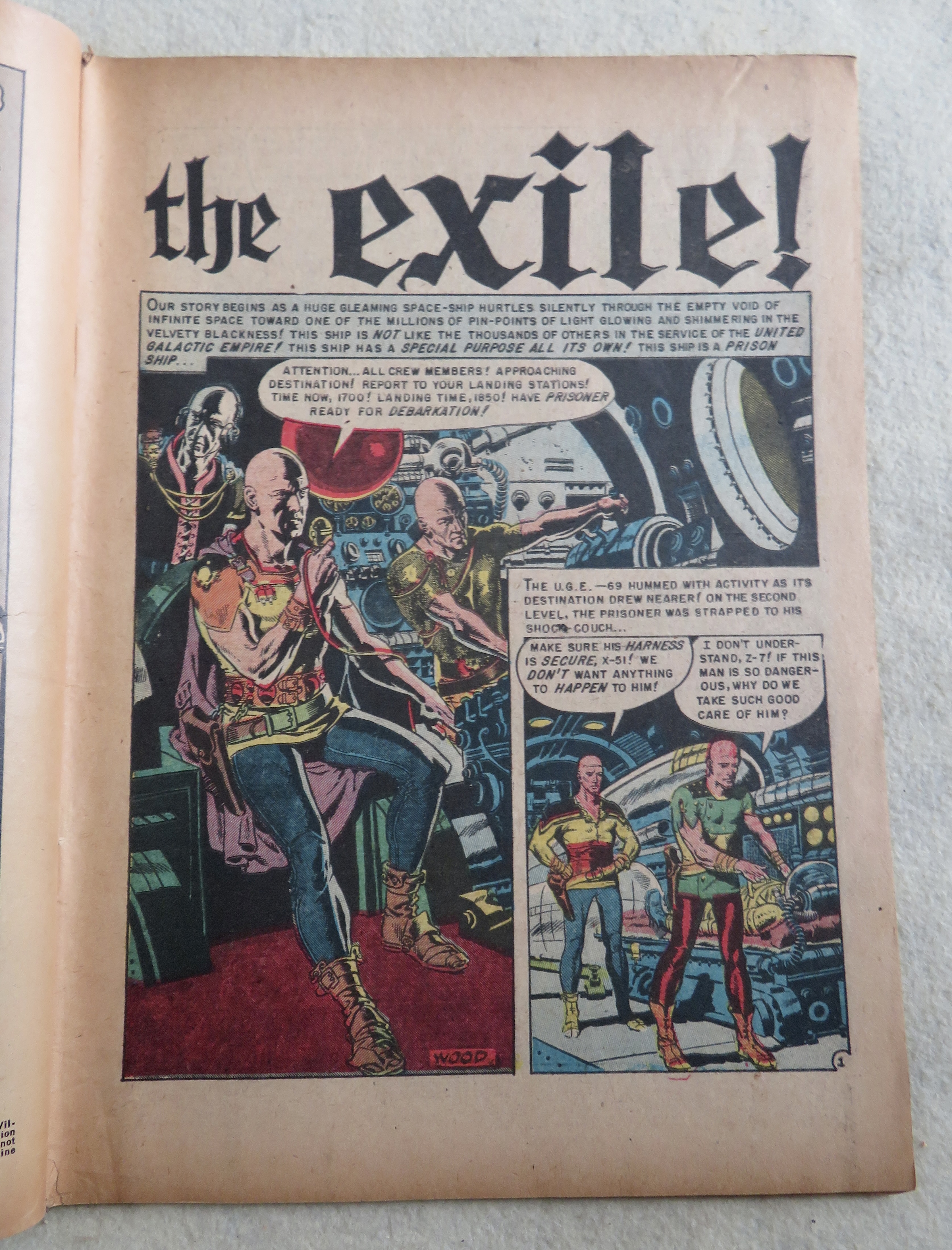 Weird Fantasy Comic July/August 1952 The Exile