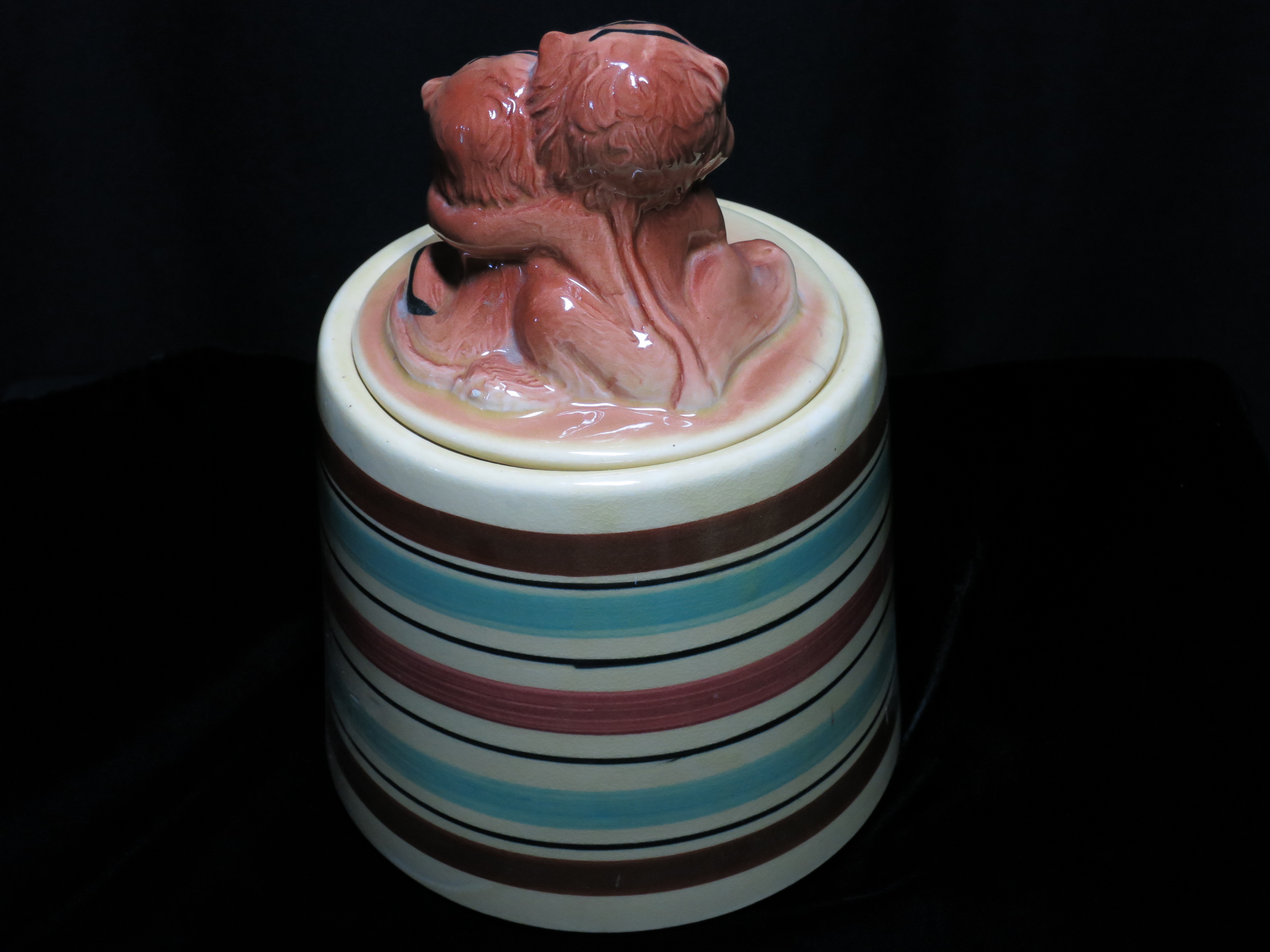 Robinson Ransbottom Tiger Cubs Cookie Jar Roseville