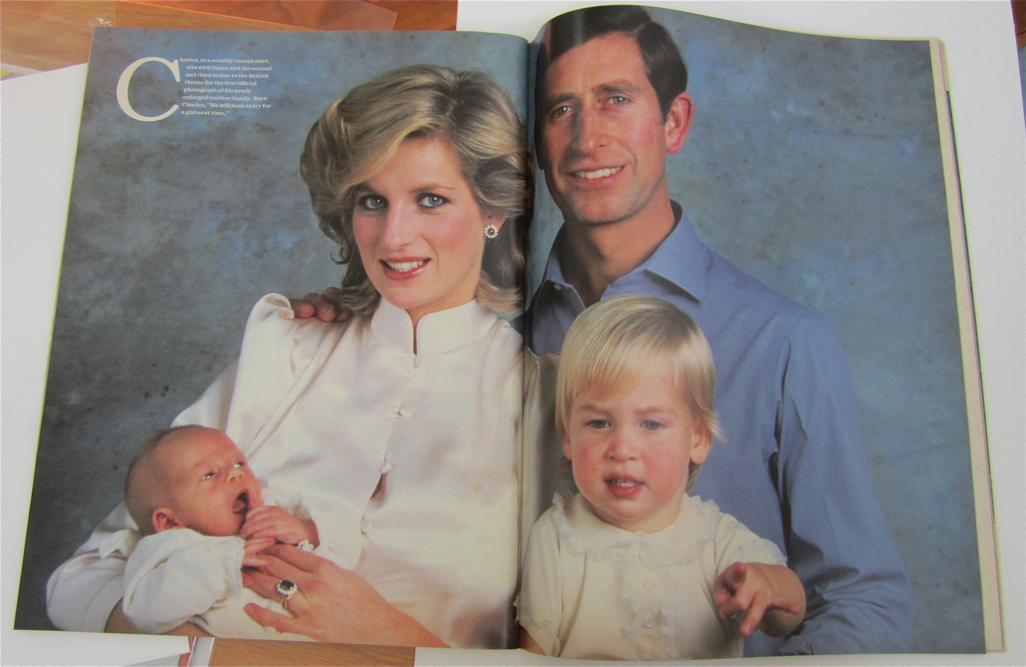 Life Magazine-December 1984-Diana & New Baby
